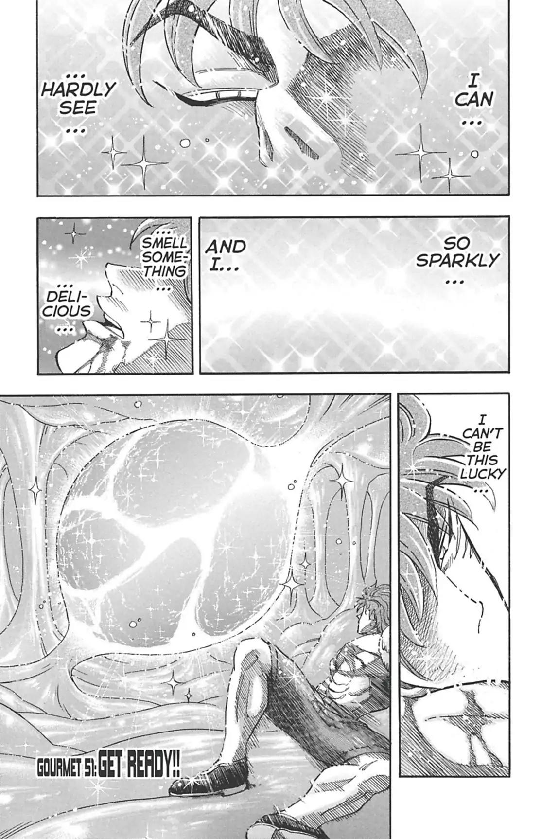 Toriko Chapter 51 page 1 - Chapter 51: Vol.6 Gourmet 51: Get Ready!!