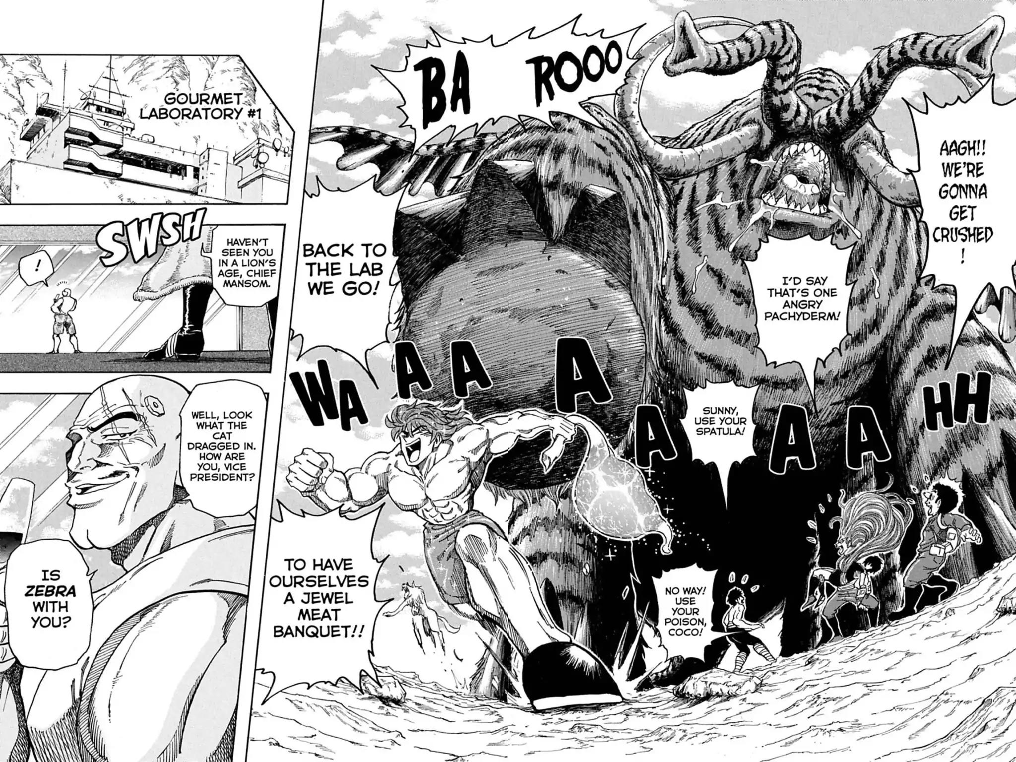 Toriko Chapter 53 page 22 - Chapter 53: Vol.7 Gourmet 53: Escape!!