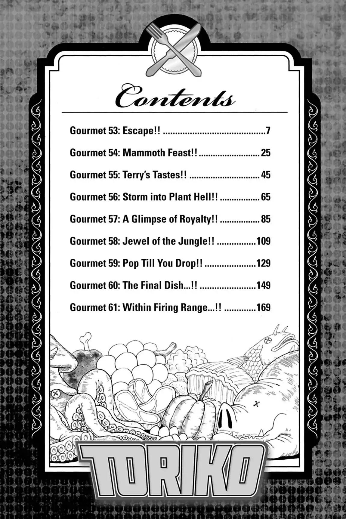 Toriko Chapter 53 page 6 - Chapter 53: Vol.7 Gourmet 53: Escape!!