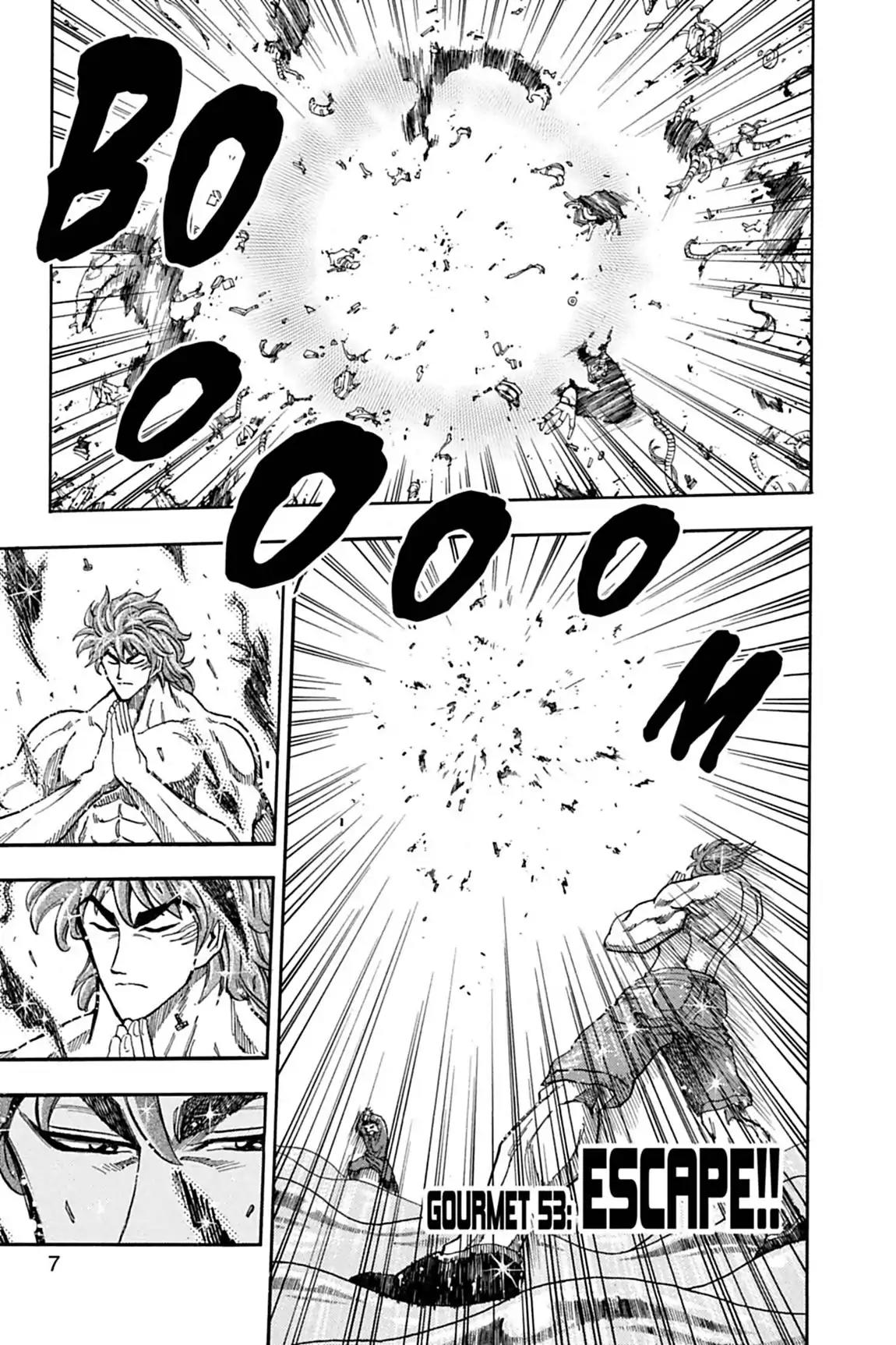 Toriko Chapter 53 page 7 - Chapter 53: Vol.7 Gourmet 53: Escape!!