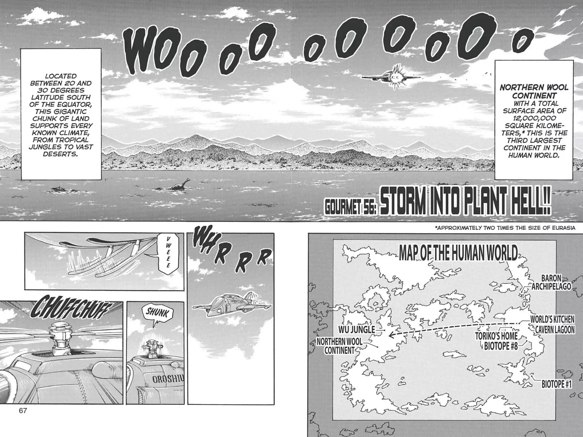Toriko Chapter 56 page 2 - Chapter 56: Vol.7 Gourmet 56: Storm into Plant Hell!!