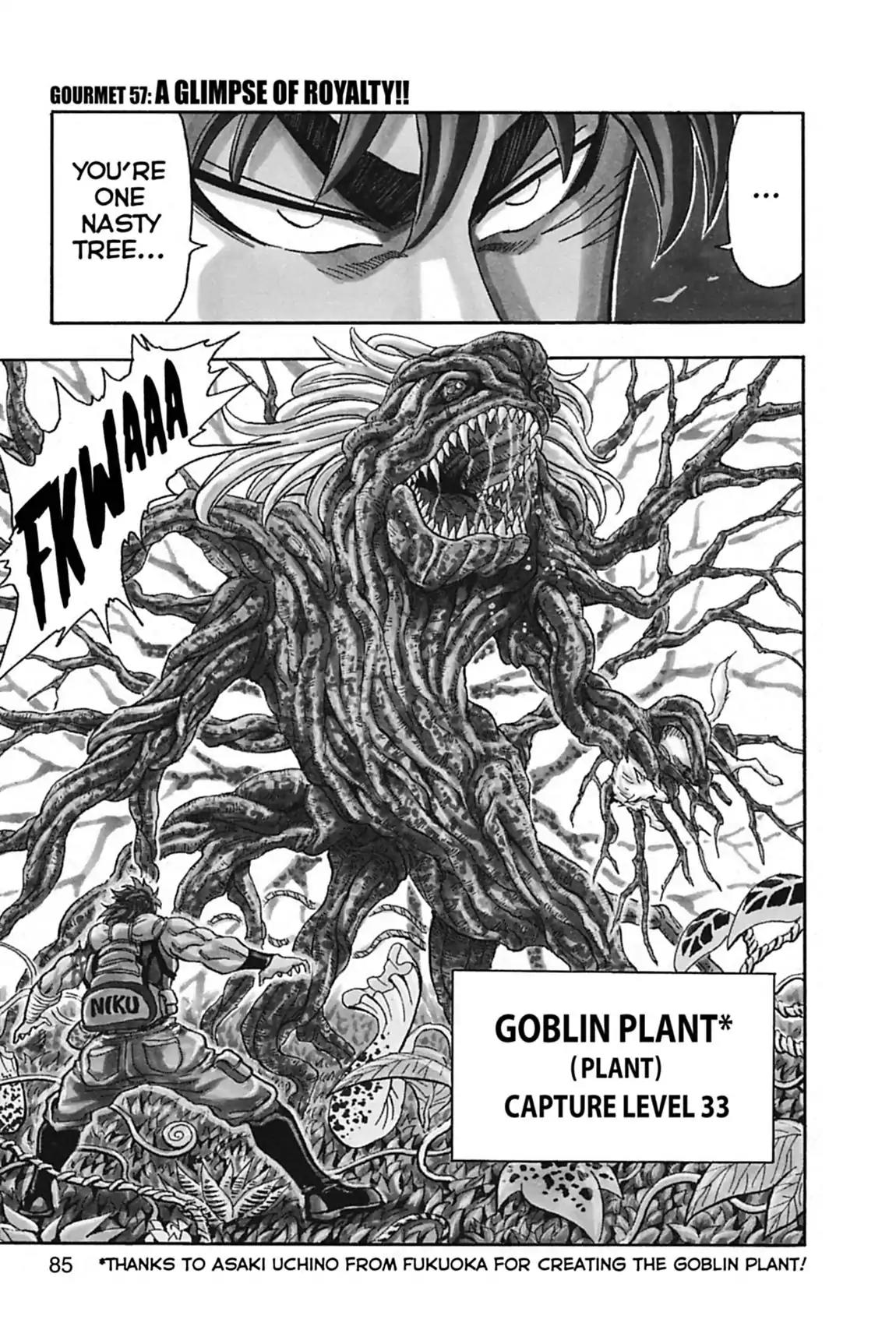 Toriko Chapter 57 page 1 - Chapter 57: Vol.7 Gourmet 57: A Glimpse of Royalty!!