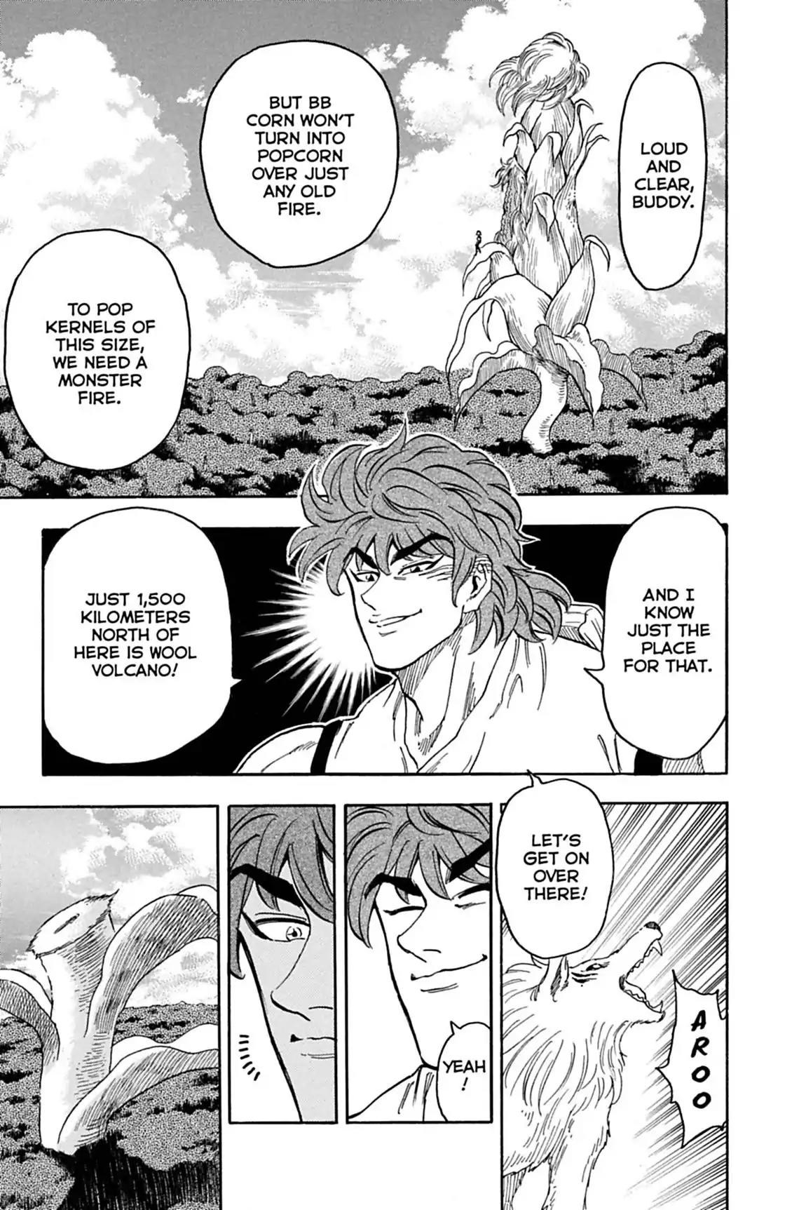 Toriko Chapter 58 page 17 - Chapter 58: Vol.7 Gourmet 58: Jewel of the Jungle!!