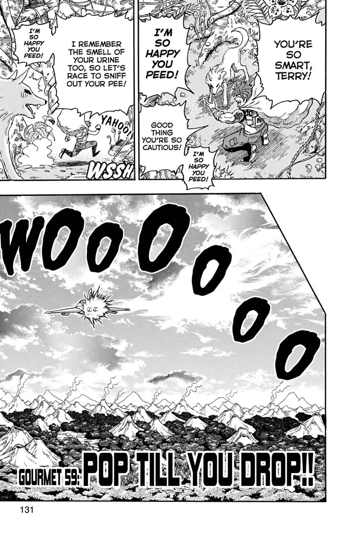 Toriko Chapter 59 page 3 - Chapter 59: Vol.7 Gourmet 59: Pop Till You Drop!!