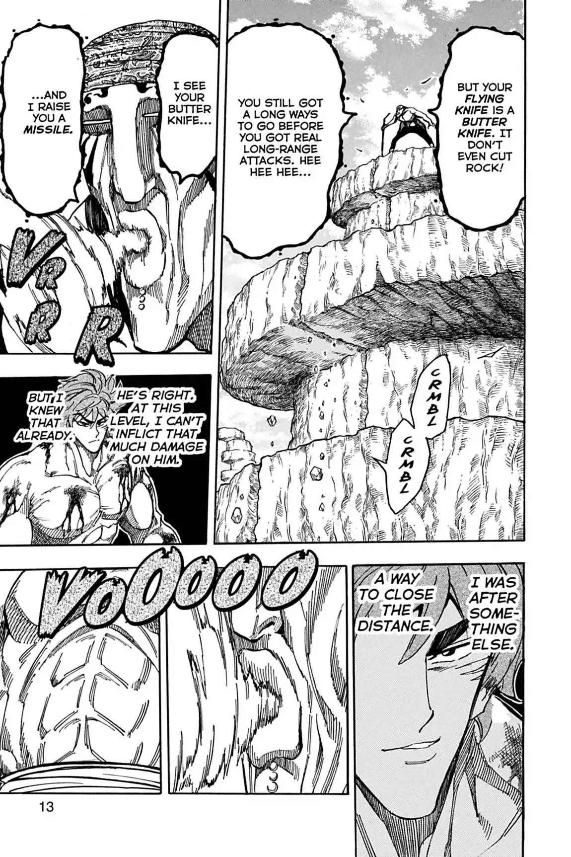 Toriko Chapter 62 page 13 - Chapter 62: Vol.8 Gourmet 62: New Weapons!!