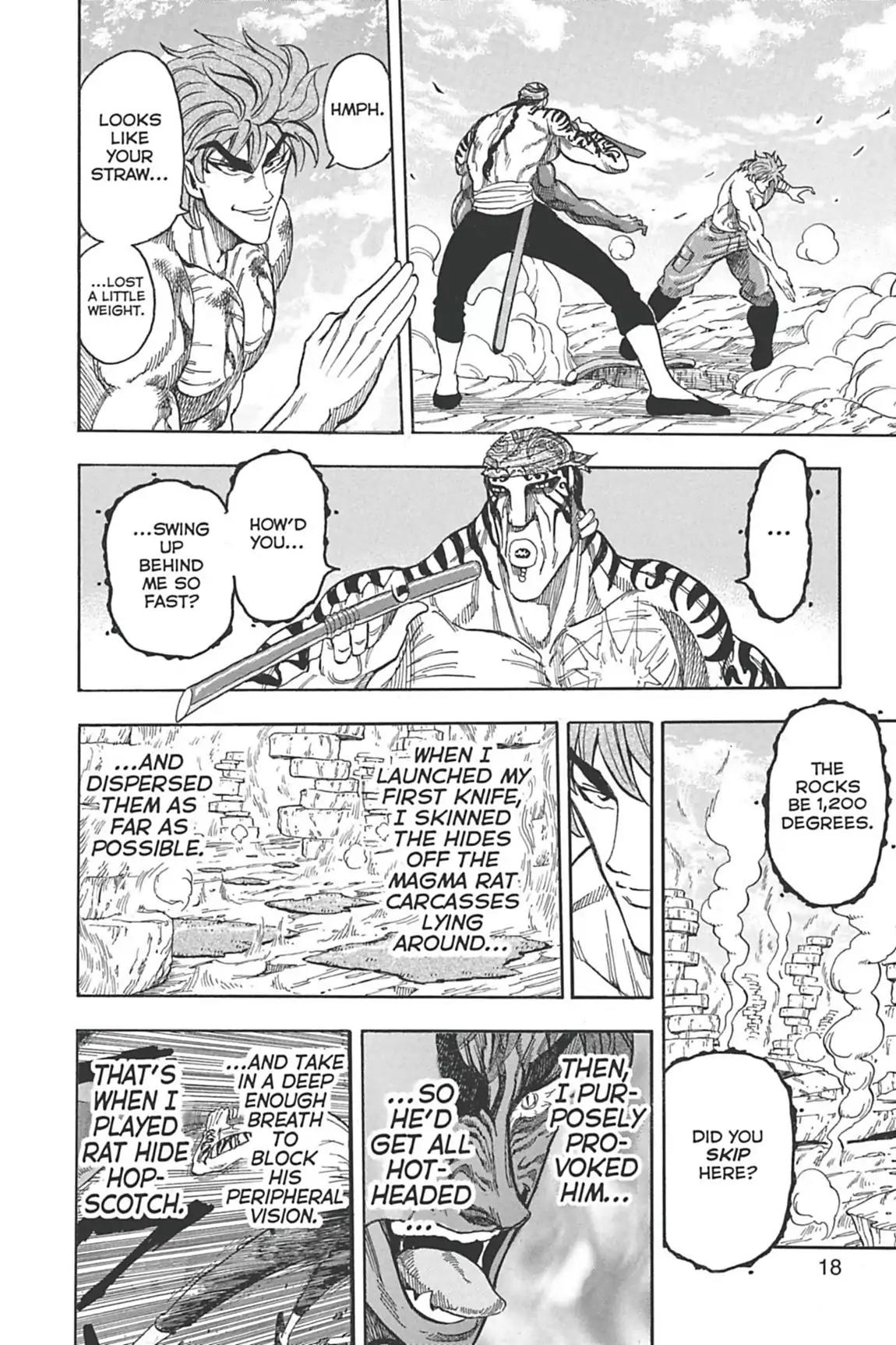 Toriko Chapter 62 page 17 - Chapter 62: Vol.8 Gourmet 62: New Weapons!!