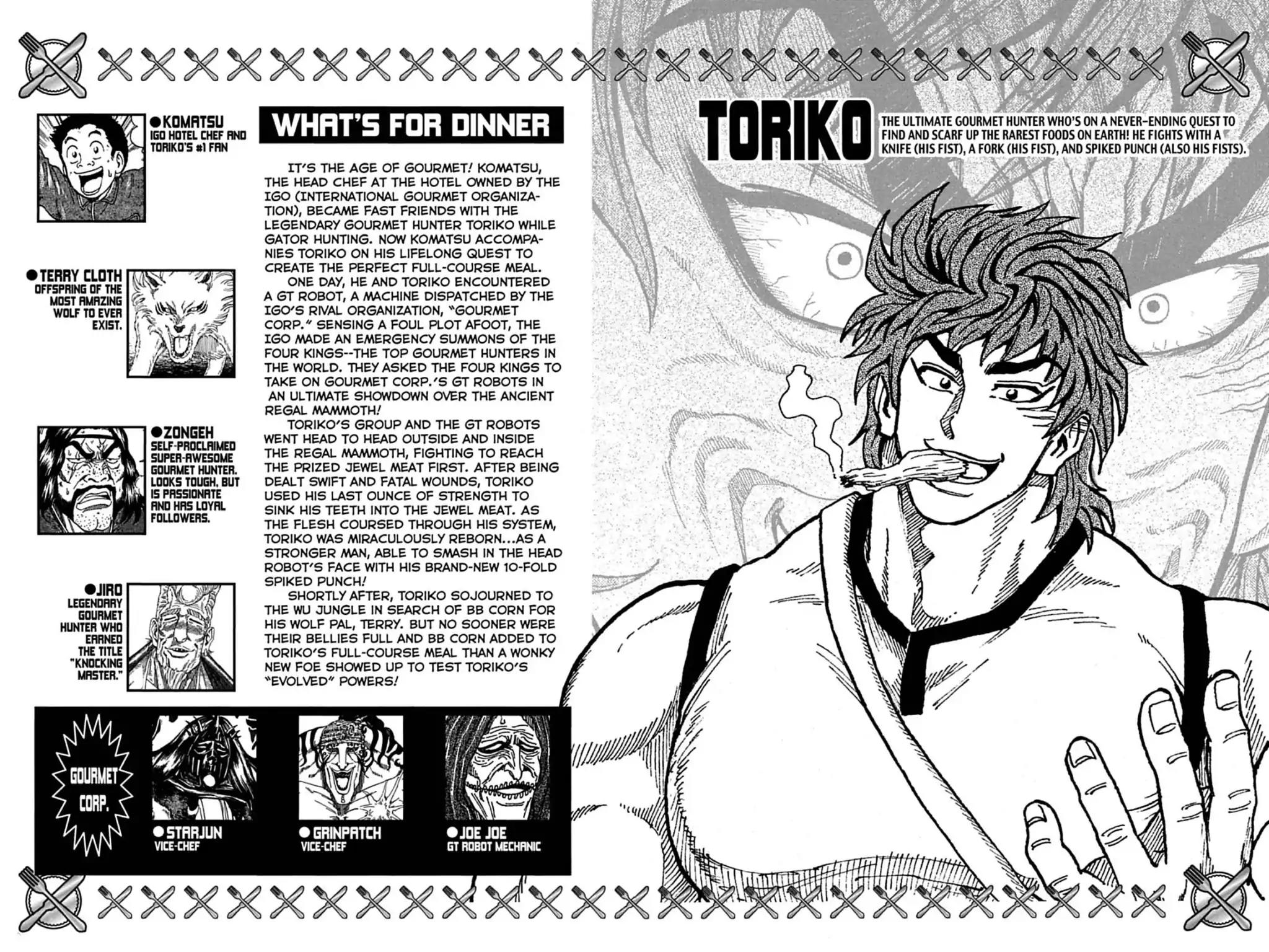 Toriko Chapter 62 page 5 - Chapter 62: Vol.8 Gourmet 62: New Weapons!!