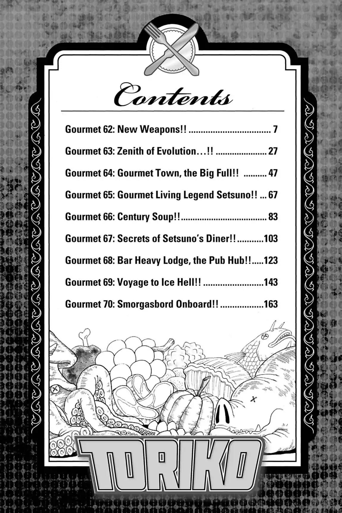 Toriko Chapter 62 page 6 - Chapter 62: Vol.8 Gourmet 62: New Weapons!!