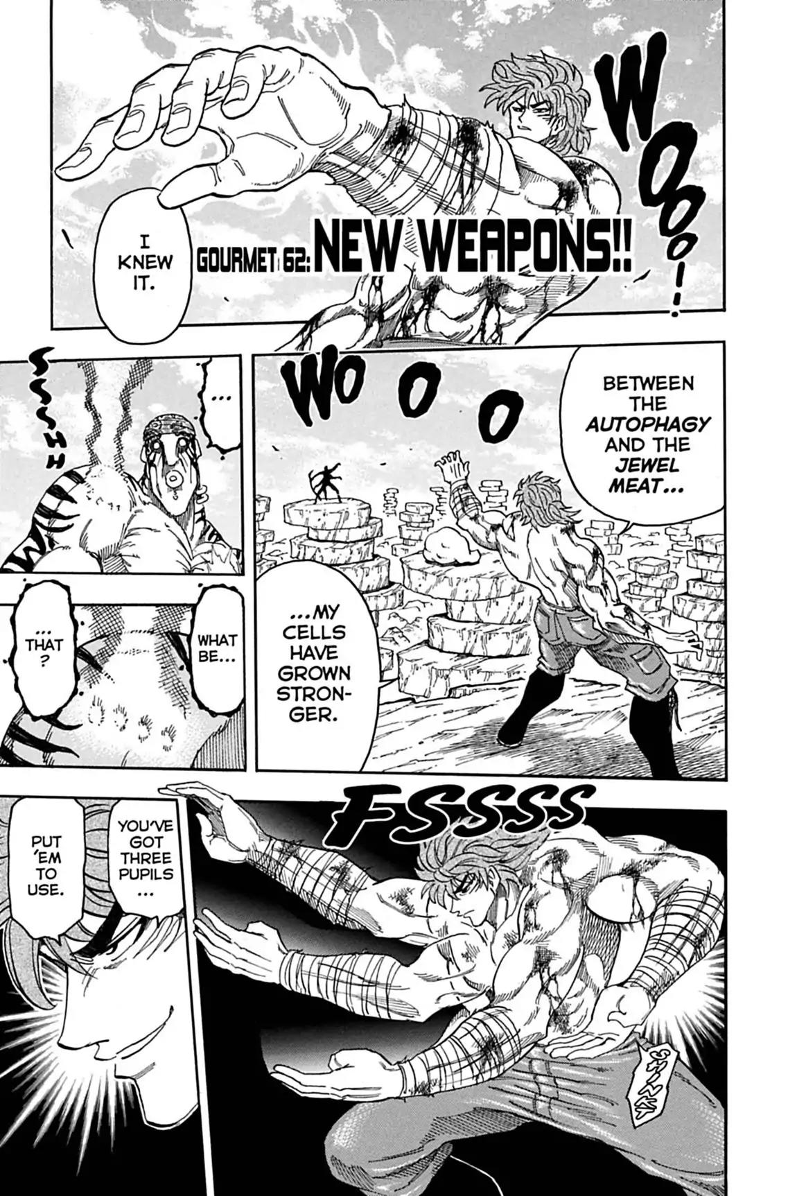 Toriko Chapter 62 page 7 - Chapter 62: Vol.8 Gourmet 62: New Weapons!!