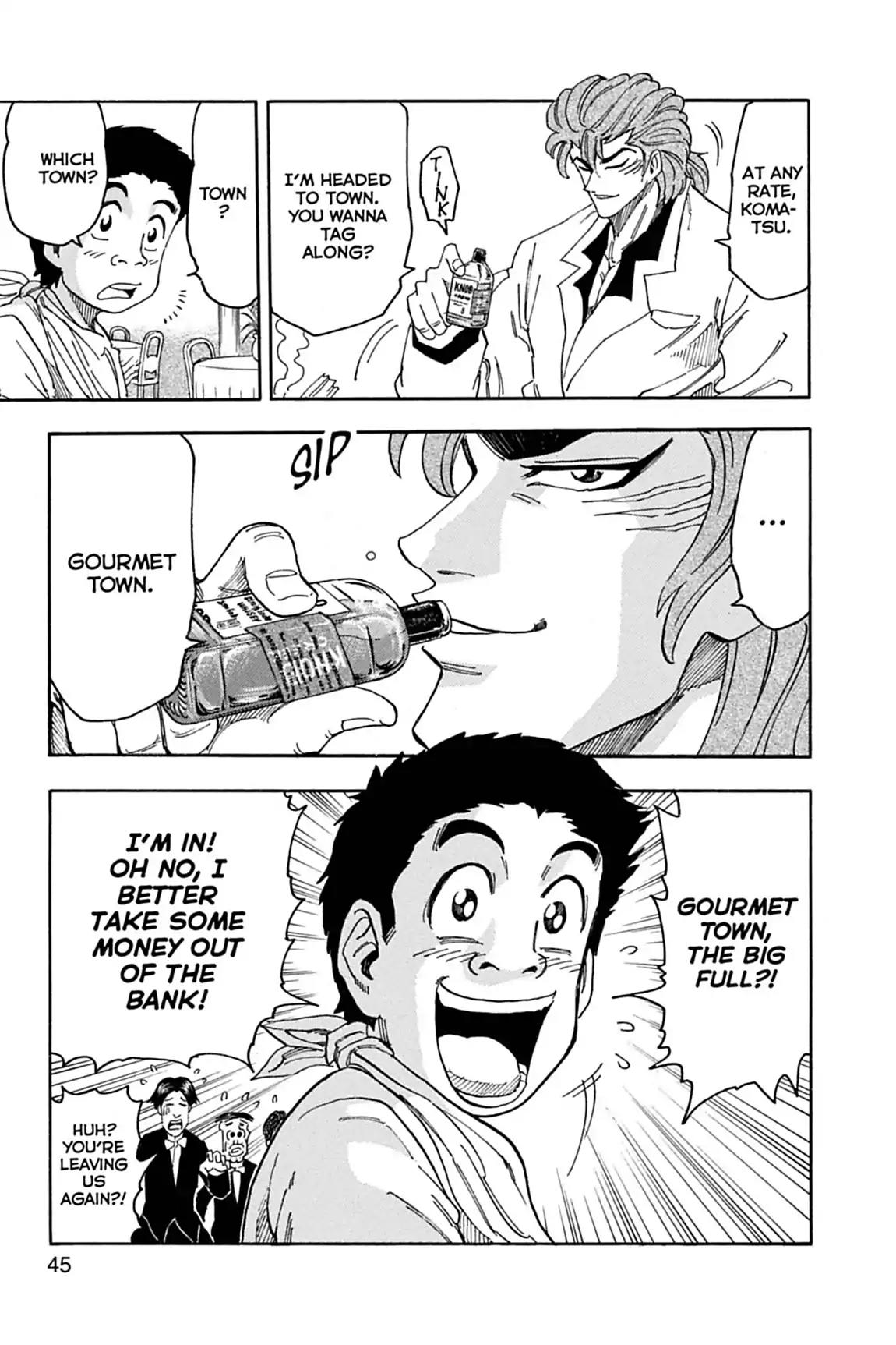 Toriko Chapter 63 page 17 - Chapter 63: Vol.8 Gourmet 63: Zenith of Evolution...!!