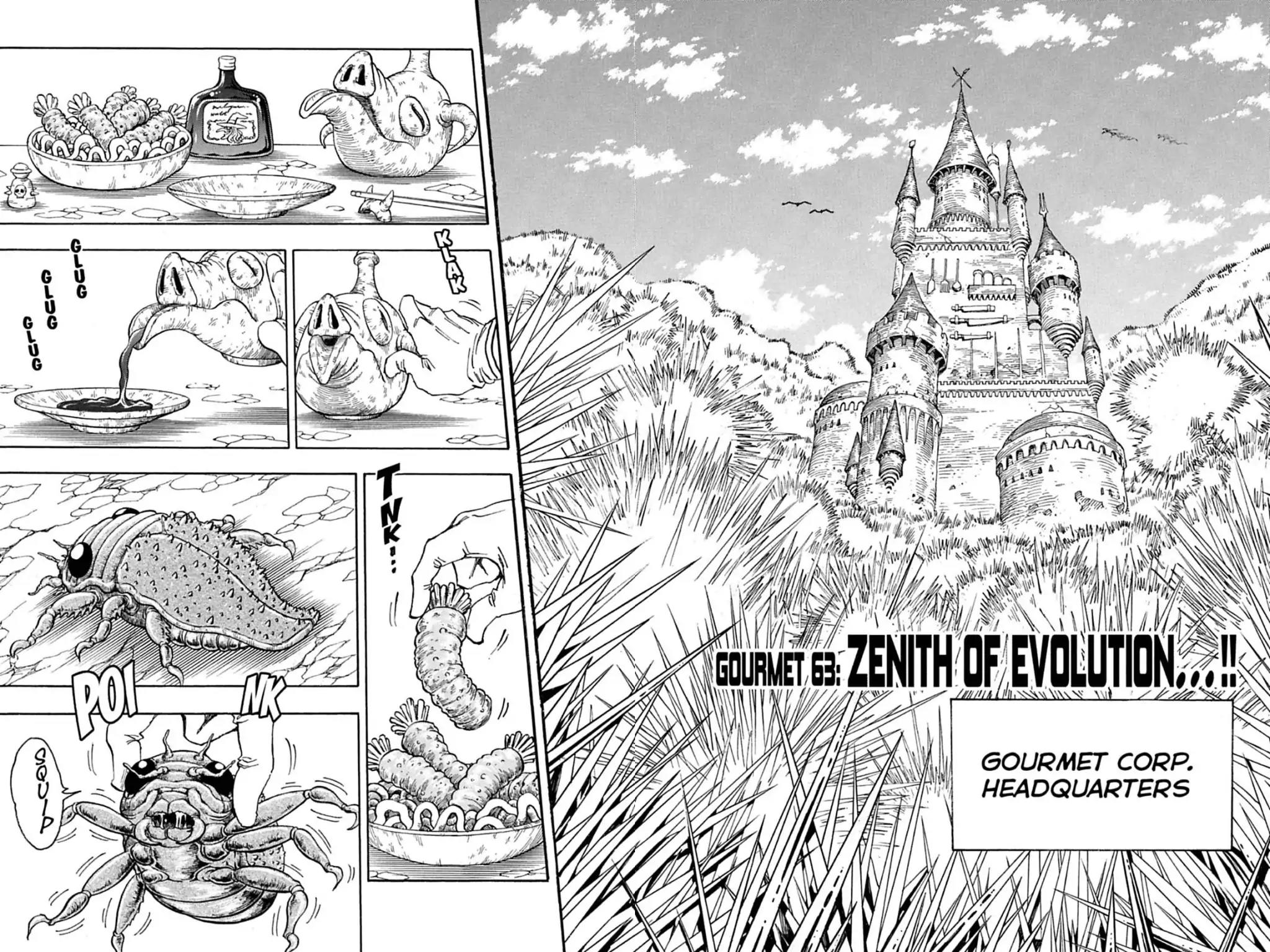 Toriko Chapter 63 page 2 - Chapter 63: Vol.8 Gourmet 63: Zenith of Evolution...!!