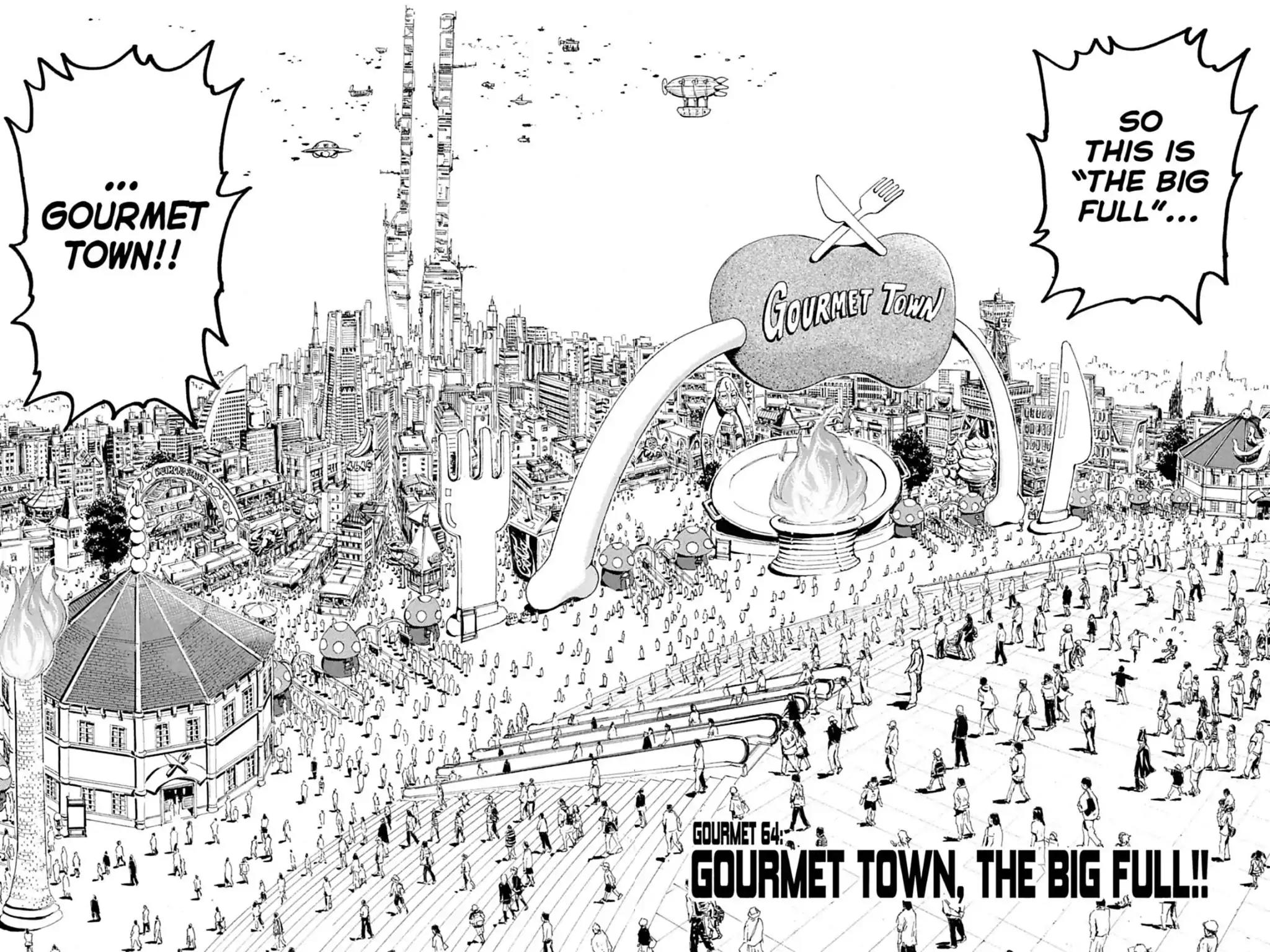 Toriko Chapter 64 page 2 - Chapter 64: Vol.8 Gourmet 64: Gourmet Town, the Big Full!!