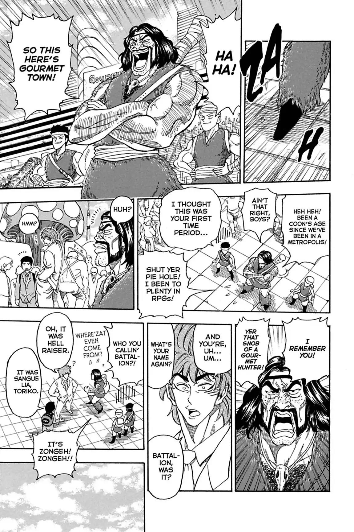Toriko Chapter 64 page 4 - Chapter 64: Vol.8 Gourmet 64: Gourmet Town, the Big Full!!