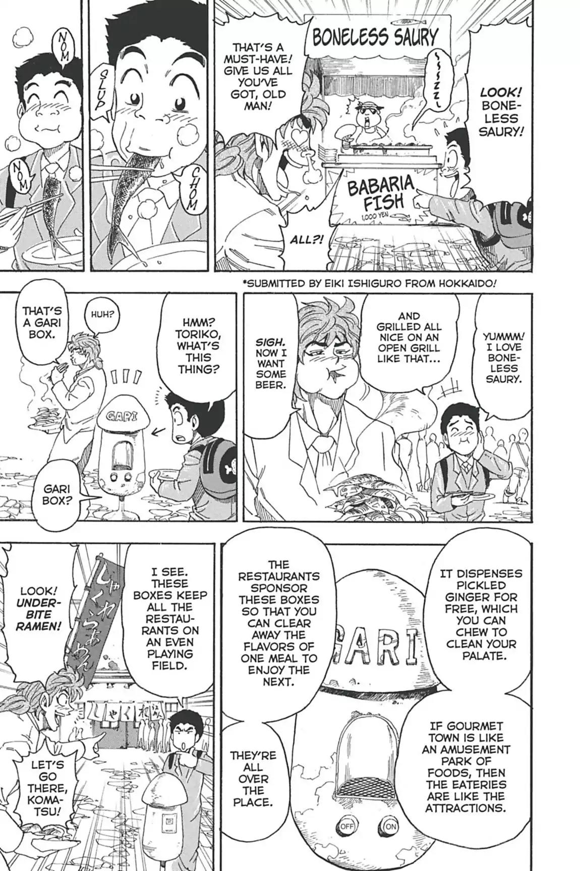 Toriko Chapter 64 page 8 - Chapter 64: Vol.8 Gourmet 64: Gourmet Town, the Big Full!!