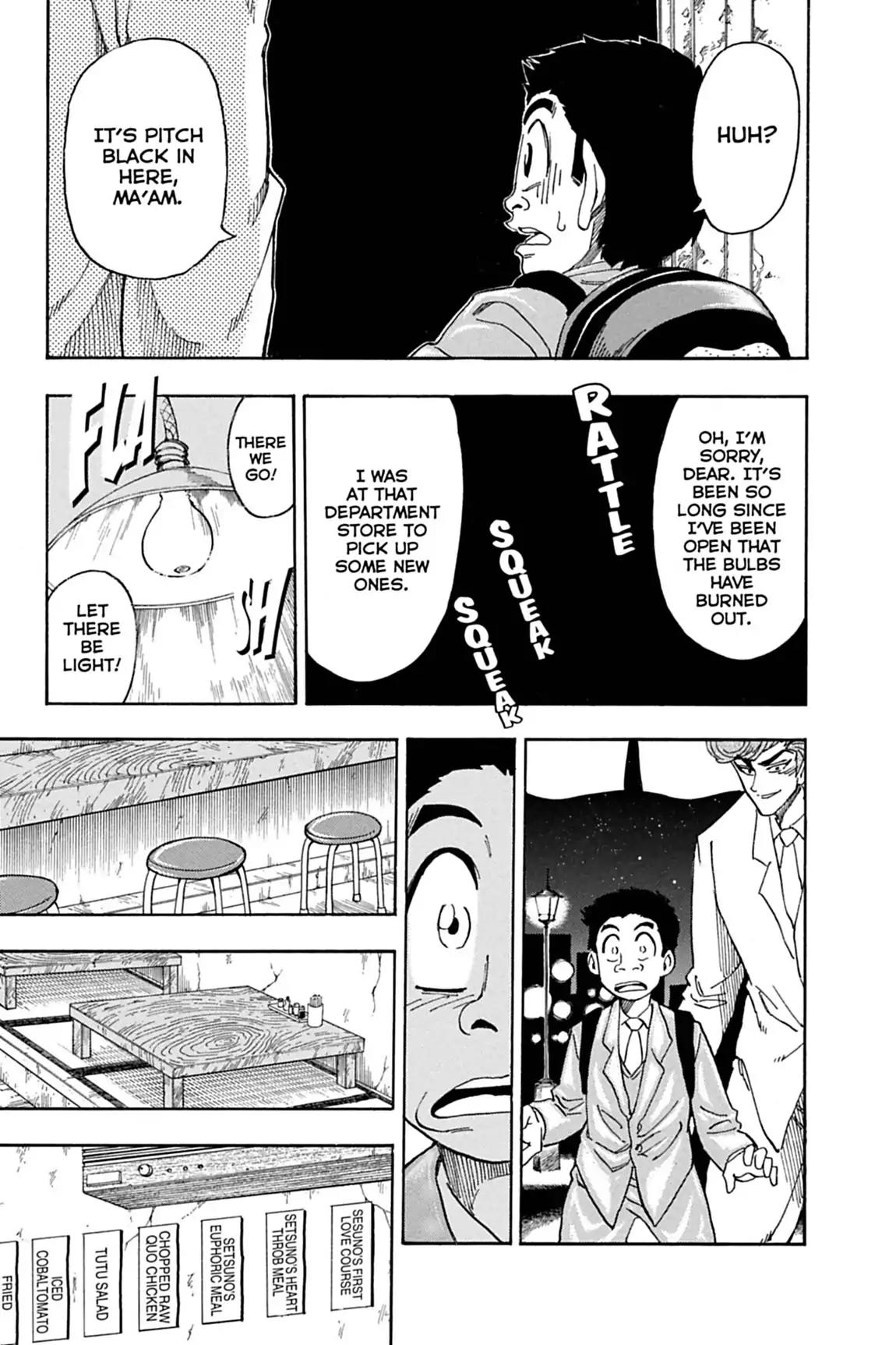 Toriko Chapter 65 page 11 - Chapter 65: Vol.8 Gourmet 65: Gourmet Living Legend Setsuno!!