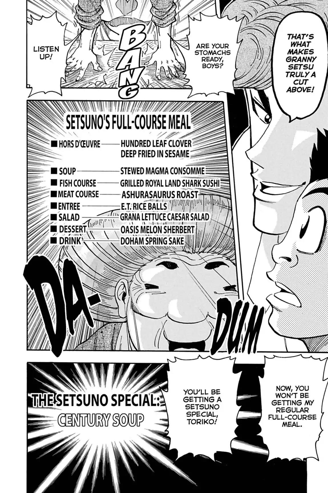 Toriko Chapter 65 page 13 - Chapter 65: Vol.8 Gourmet 65: Gourmet Living Legend Setsuno!!