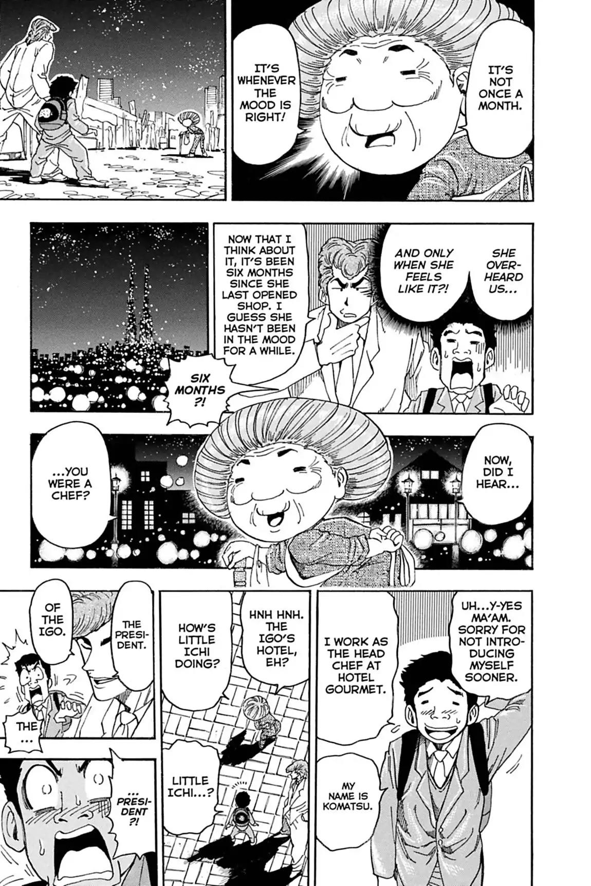 Toriko Chapter 65 page 5 - Chapter 65: Vol.8 Gourmet 65: Gourmet Living Legend Setsuno!!