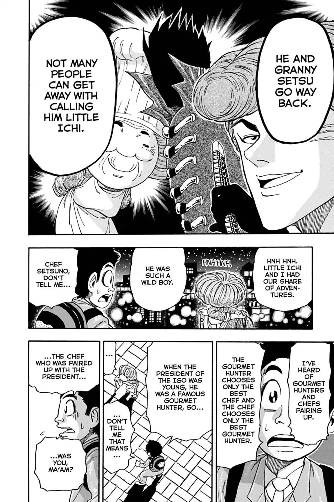 Toriko Chapter 65 page 6 - Chapter 65: Vol.8 Gourmet 65: Gourmet Living Legend Setsuno!!
