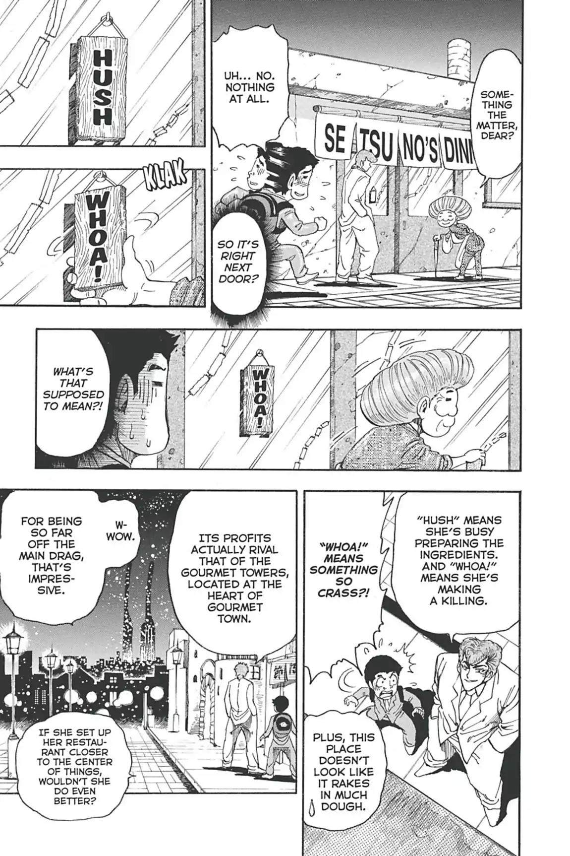 Toriko Chapter 65 page 9 - Chapter 65: Vol.8 Gourmet 65: Gourmet Living Legend Setsuno!!