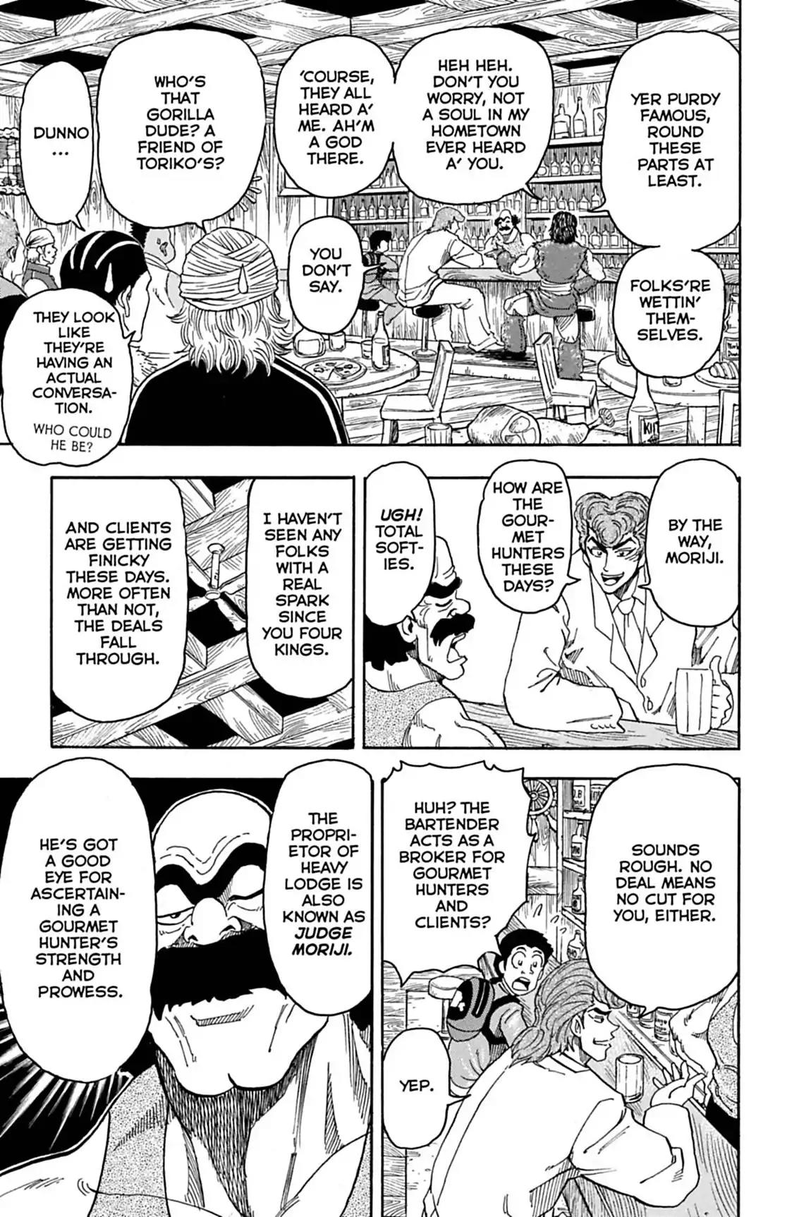 Toriko Chapter 68 page 10 - Chapter 68: Vol.8 Gourmet 68: Bar Heavy Lodge, the Pub Hub!!
