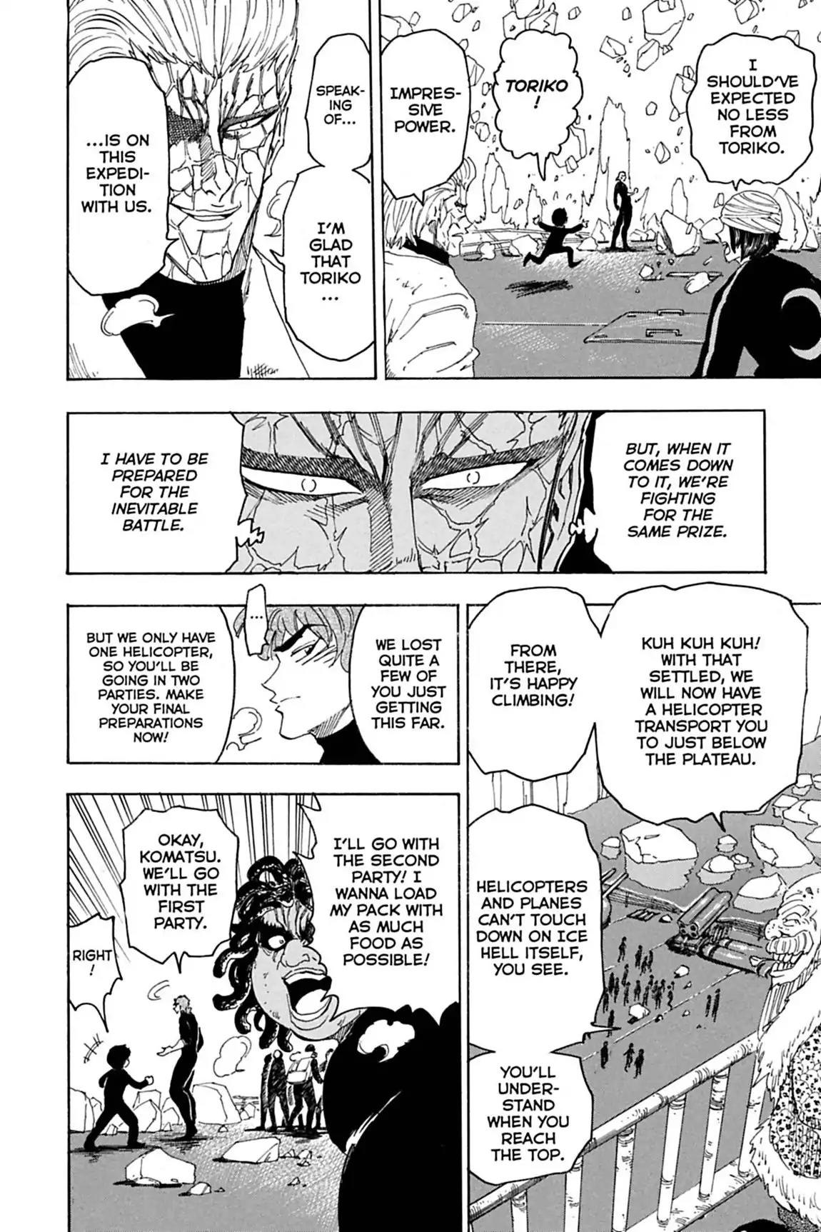 Toriko Chapter 70 page 10 - Chapter 70: Vol.8 Gourmet 70: Smorgasbord Onboard!!