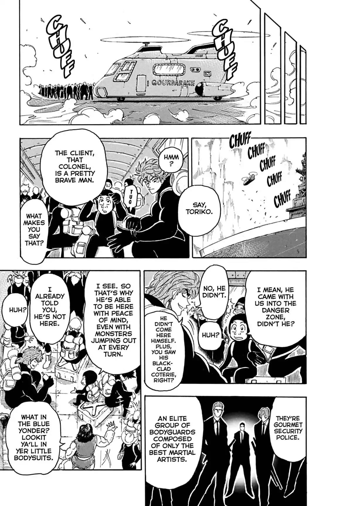 Toriko Chapter 70 page 11 - Chapter 70: Vol.8 Gourmet 70: Smorgasbord Onboard!!