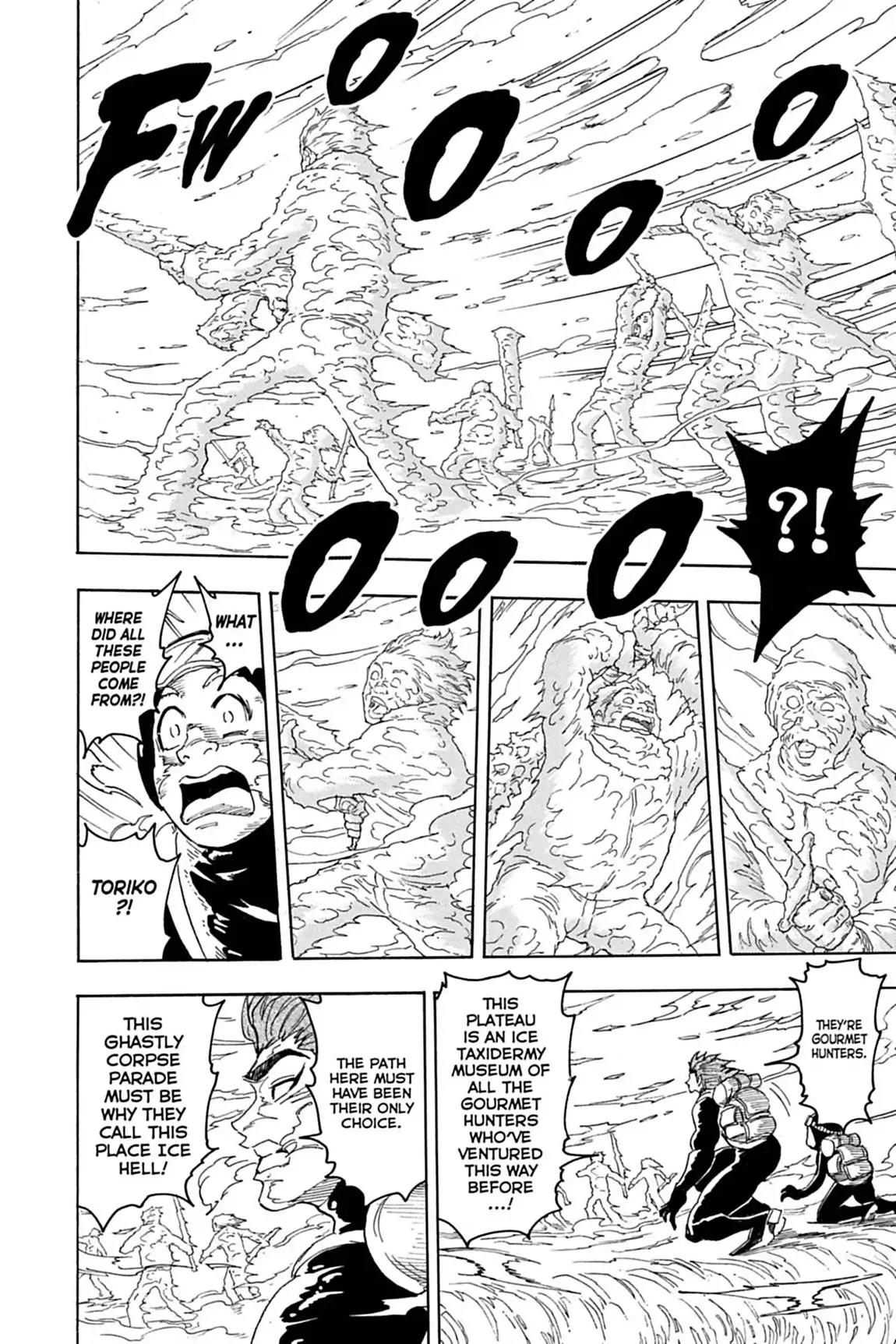 Toriko Chapter 71 page 10 - Chapter 71: Vol.9 Gourmet 71: The Headwind Path!!