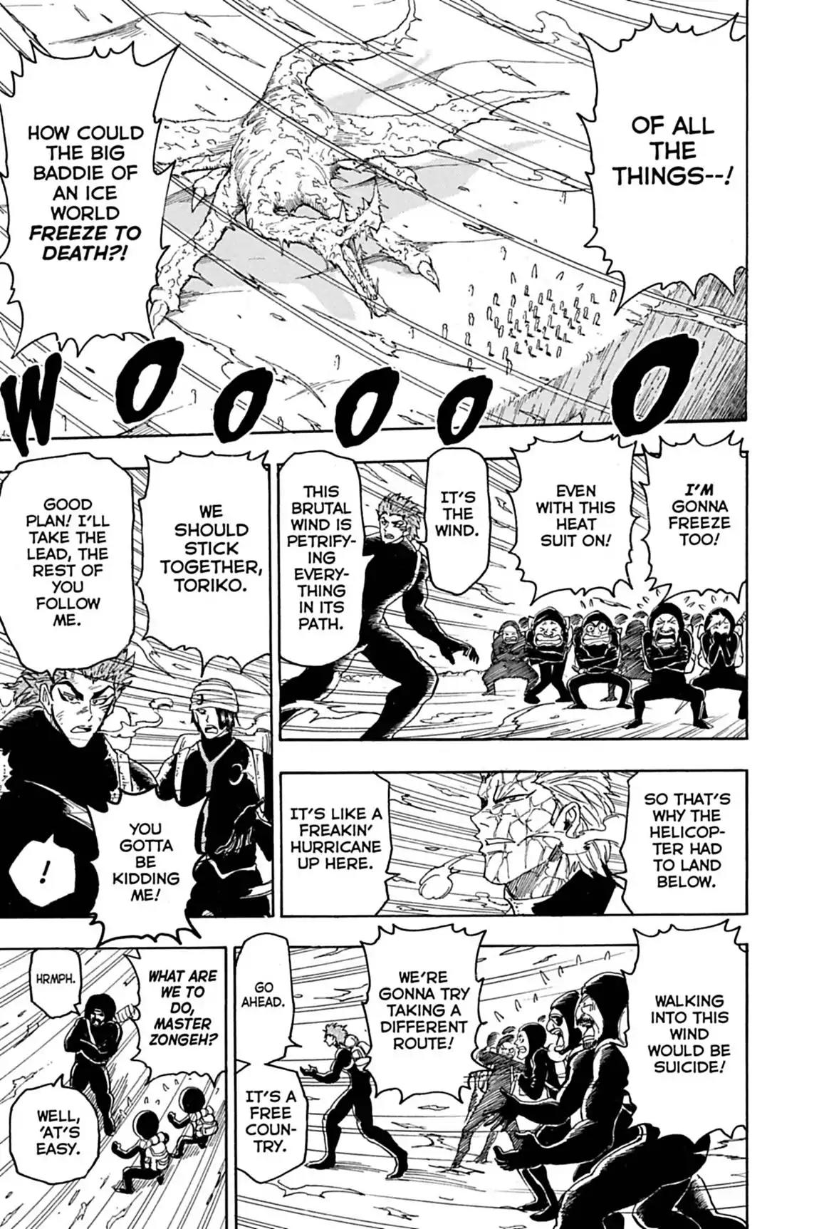 Toriko Chapter 71 page 13 - Chapter 71: Vol.9 Gourmet 71: The Headwind Path!!