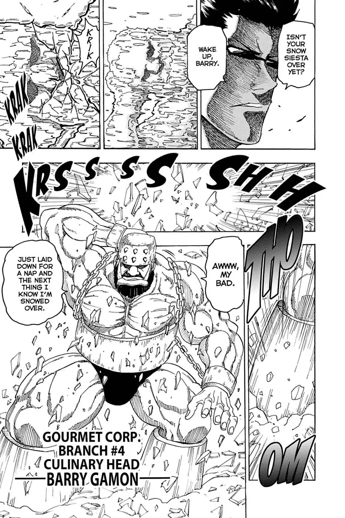 Toriko Chapter 71 page 23 - Chapter 71: Vol.9 Gourmet 71: The Headwind Path!!