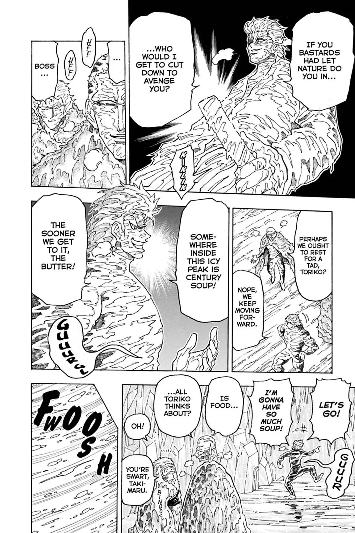 Toriko Chapter 73 page 5 - Chapter 73: Vol.9 Gourmet 73: The Sooner, The Butter!!