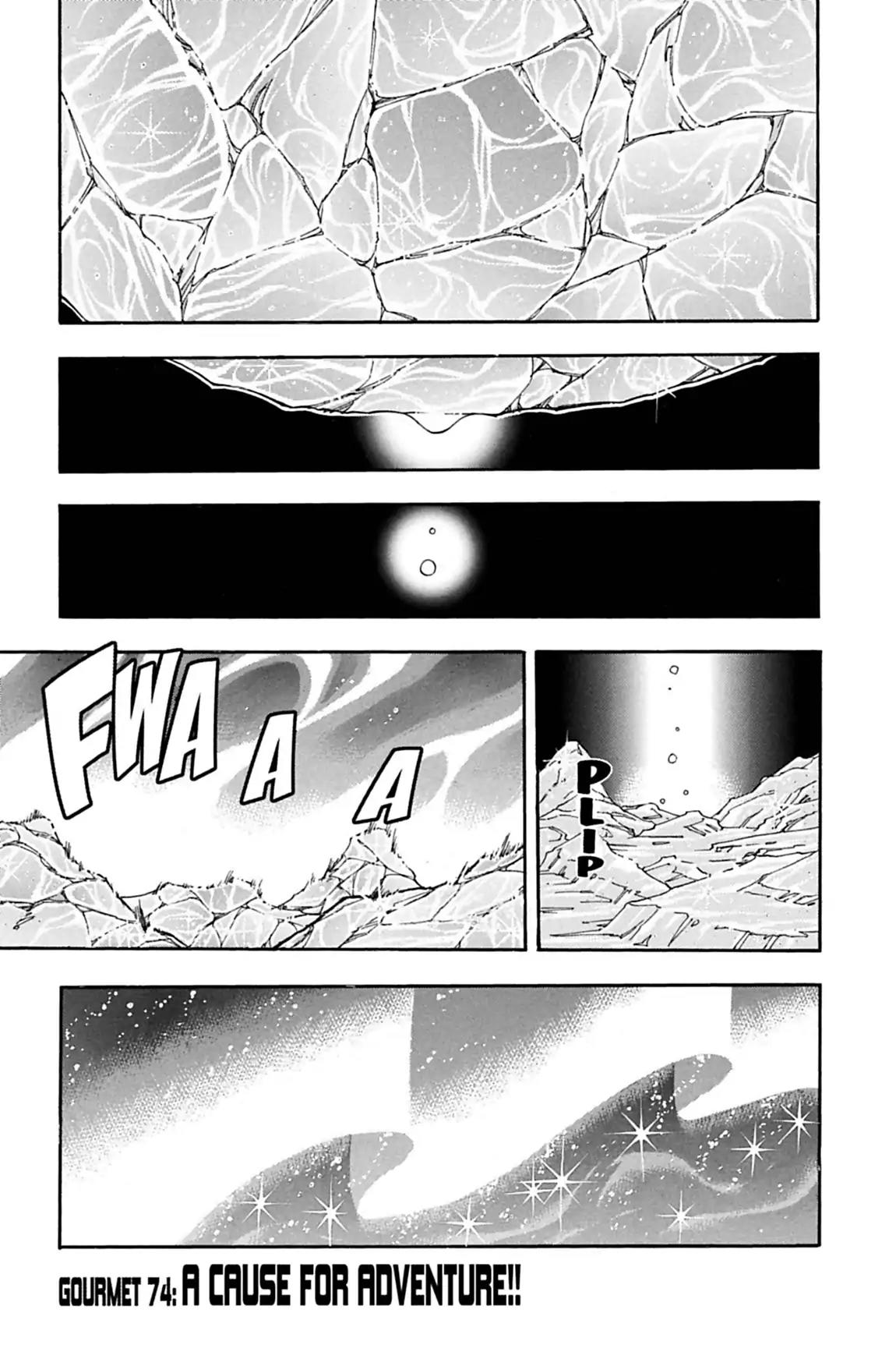 Toriko Chapter 74 page 1 - Chapter 74: Vol.9 Gourmet 74: A Cause for Adventure!!