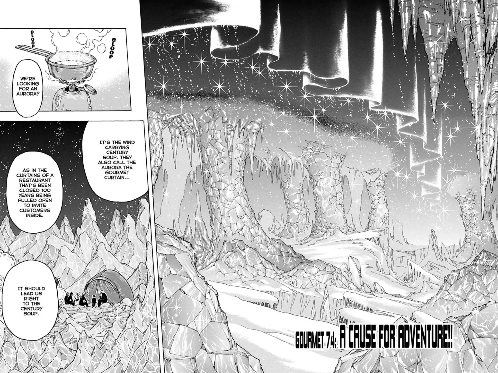 Toriko Chapter 74 page 2 - Chapter 74: Vol.9 Gourmet 74: A Cause for Adventure!!