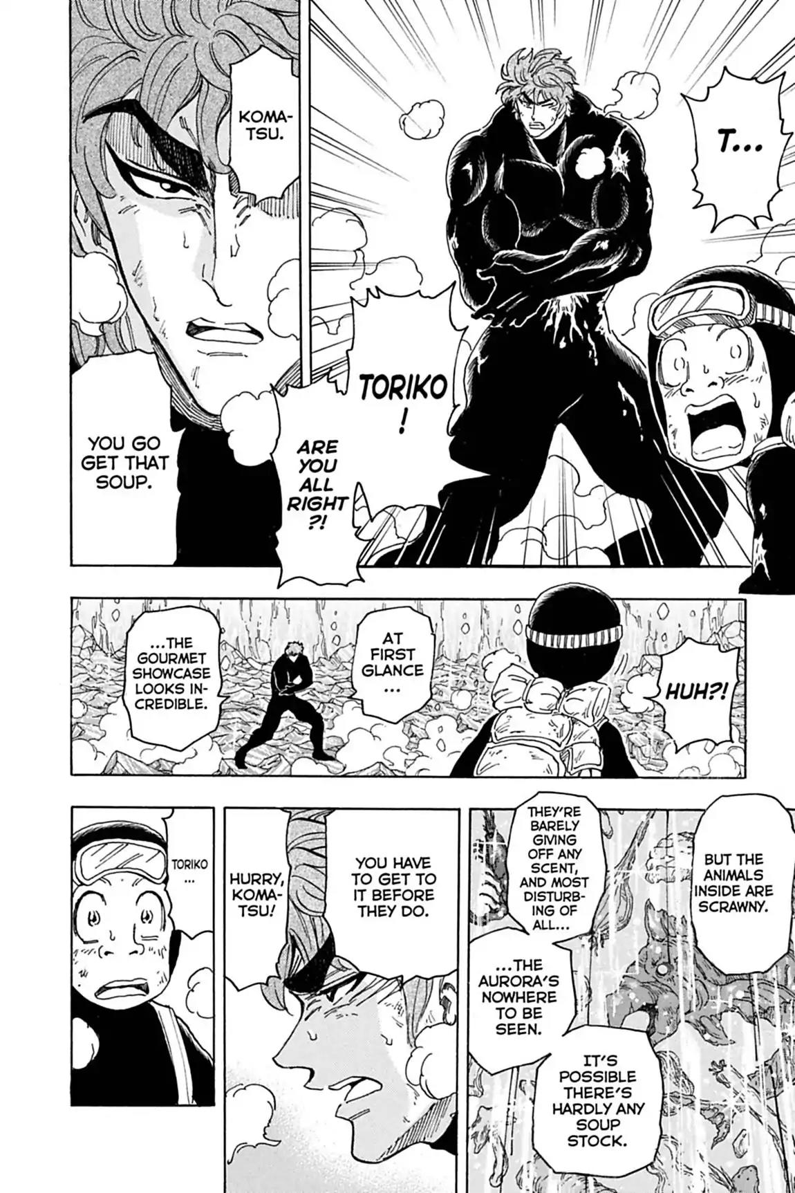Toriko Chapter 77 page 8 - Chapter 77: Vol.9 Gourmet 77: Battle Below Freezing!!