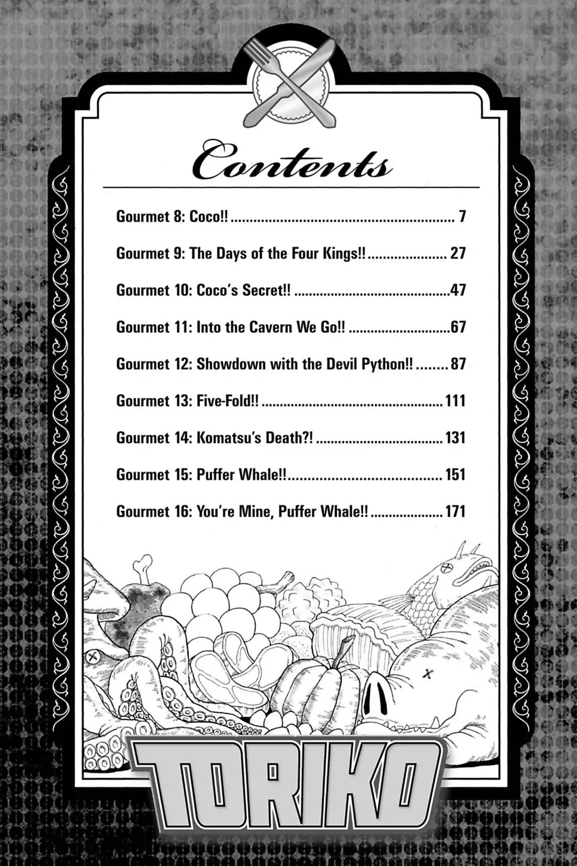 Toriko Chapter 8 page 6 - Chapter 8: Vol.2 Gourmet 8: Coco!!