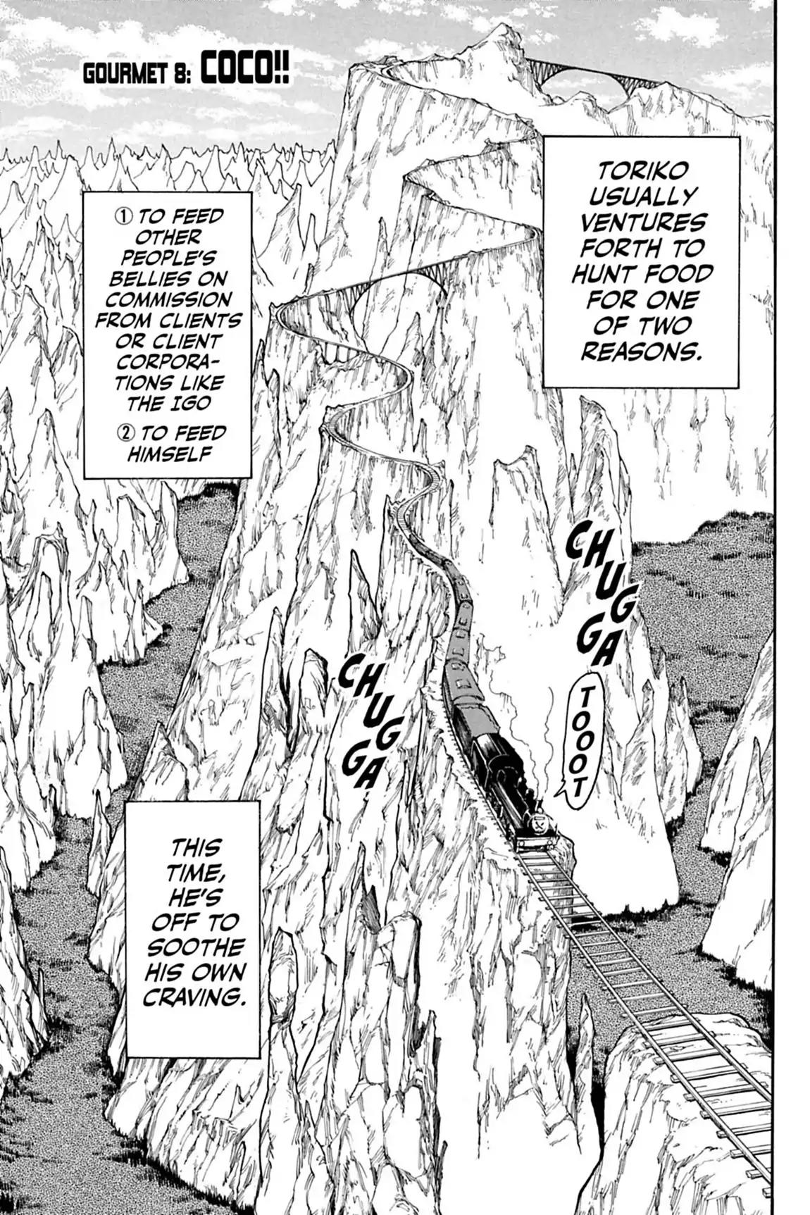 Toriko Chapter 8 page 7 - Chapter 8: Vol.2 Gourmet 8: Coco!!