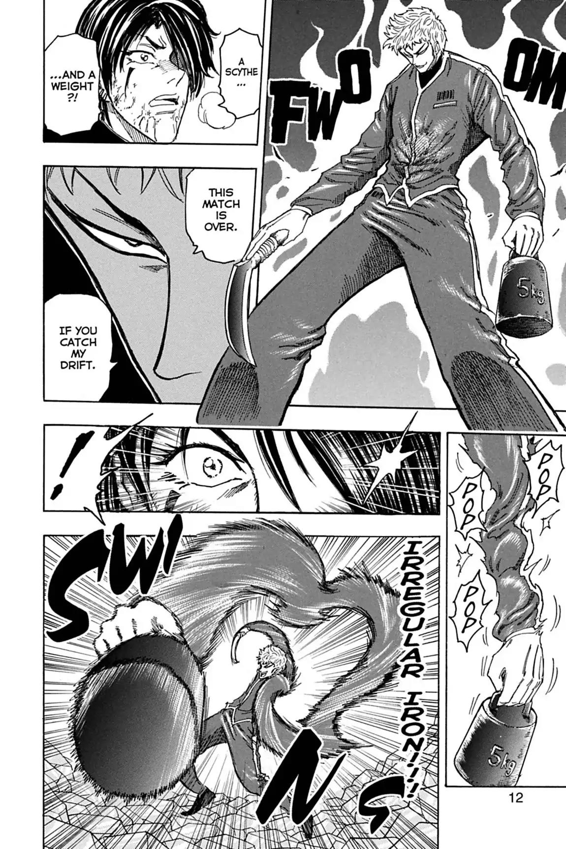Toriko Chapter 80 page 12 - Chapter 80: Vol.10 Gourmet 80: Pre-Shot Routine!!