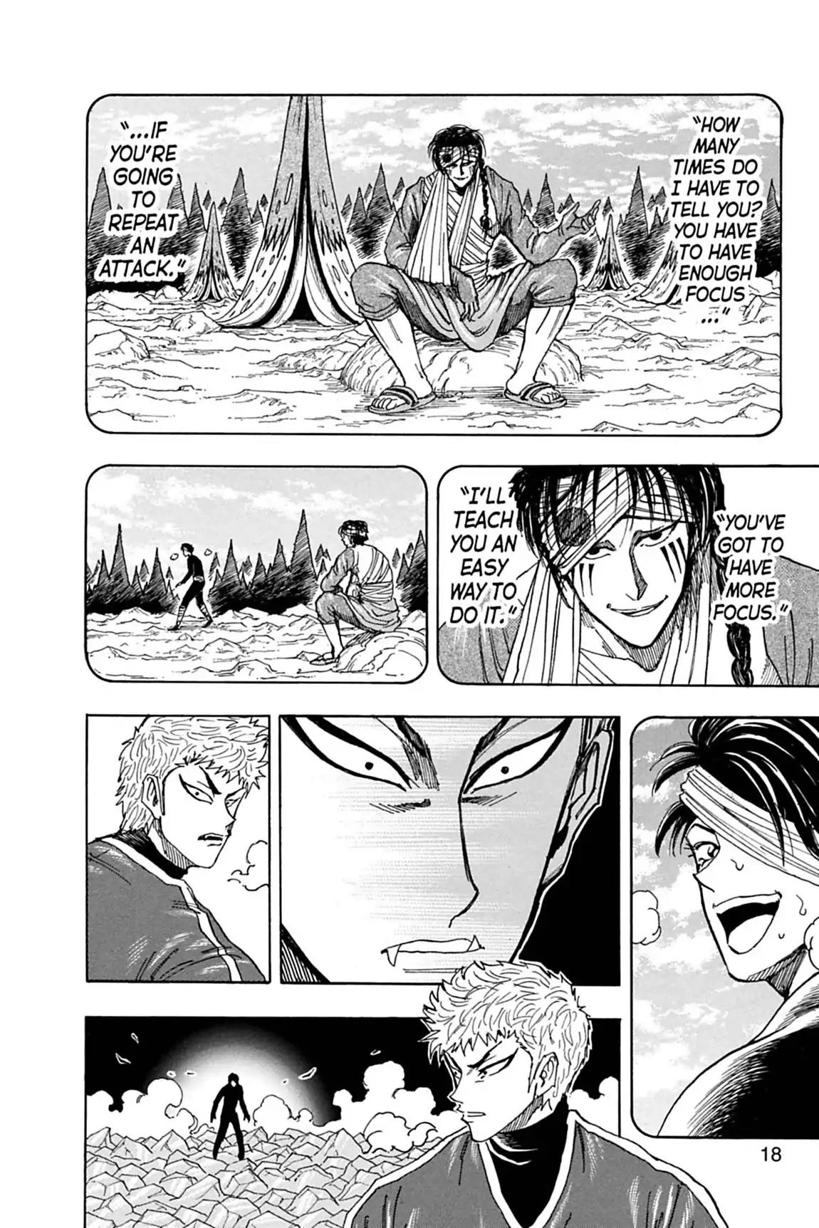 Toriko Chapter 80 page 18 - Chapter 80: Vol.10 Gourmet 80: Pre-Shot Routine!!