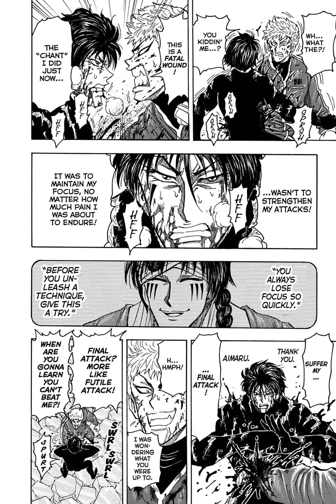 Toriko Chapter 80 page 22 - Chapter 80: Vol.10 Gourmet 80: Pre-Shot Routine!!