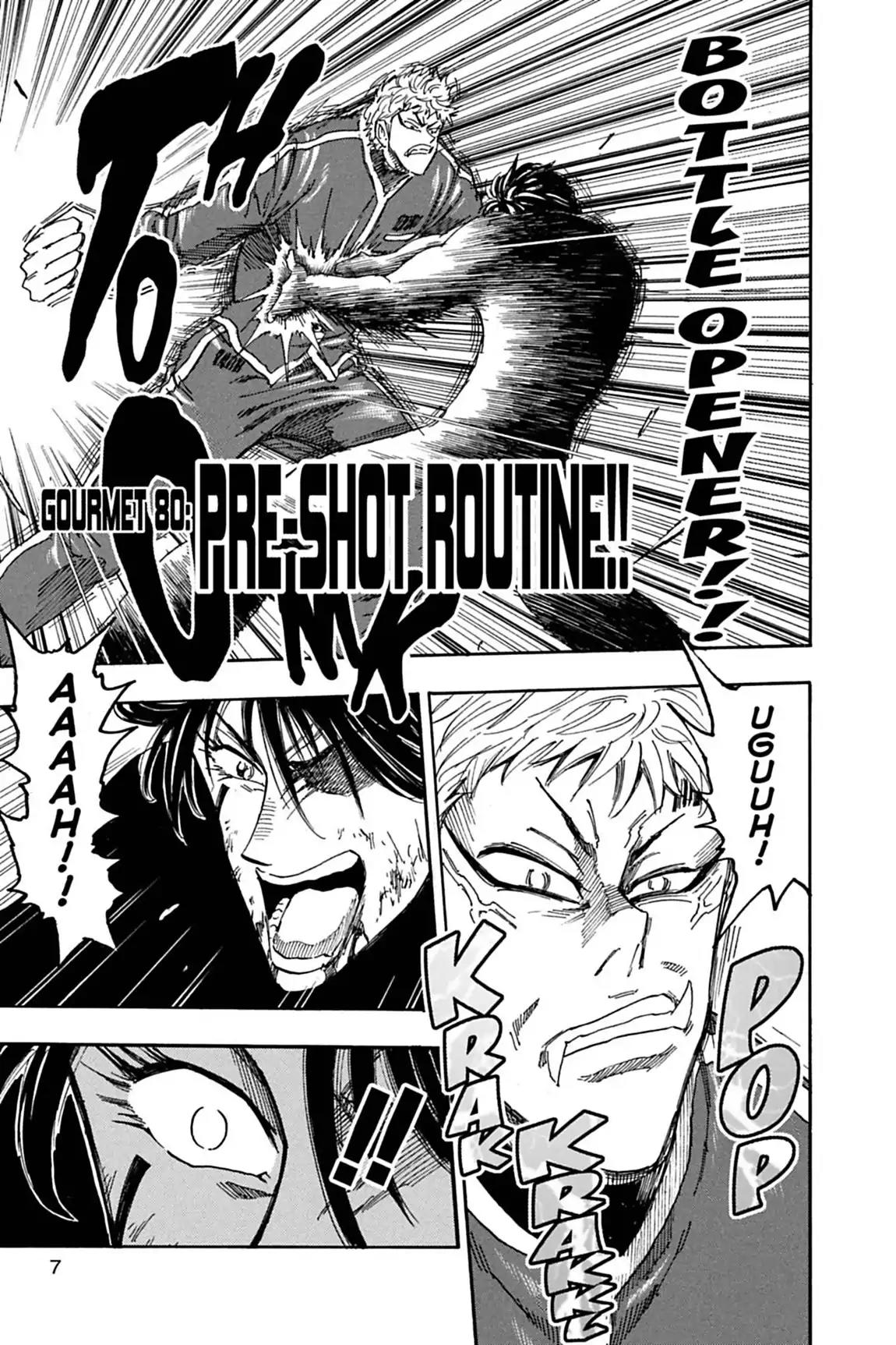 Toriko Chapter 80 page 7 - Chapter 80: Vol.10 Gourmet 80: Pre-Shot Routine!!