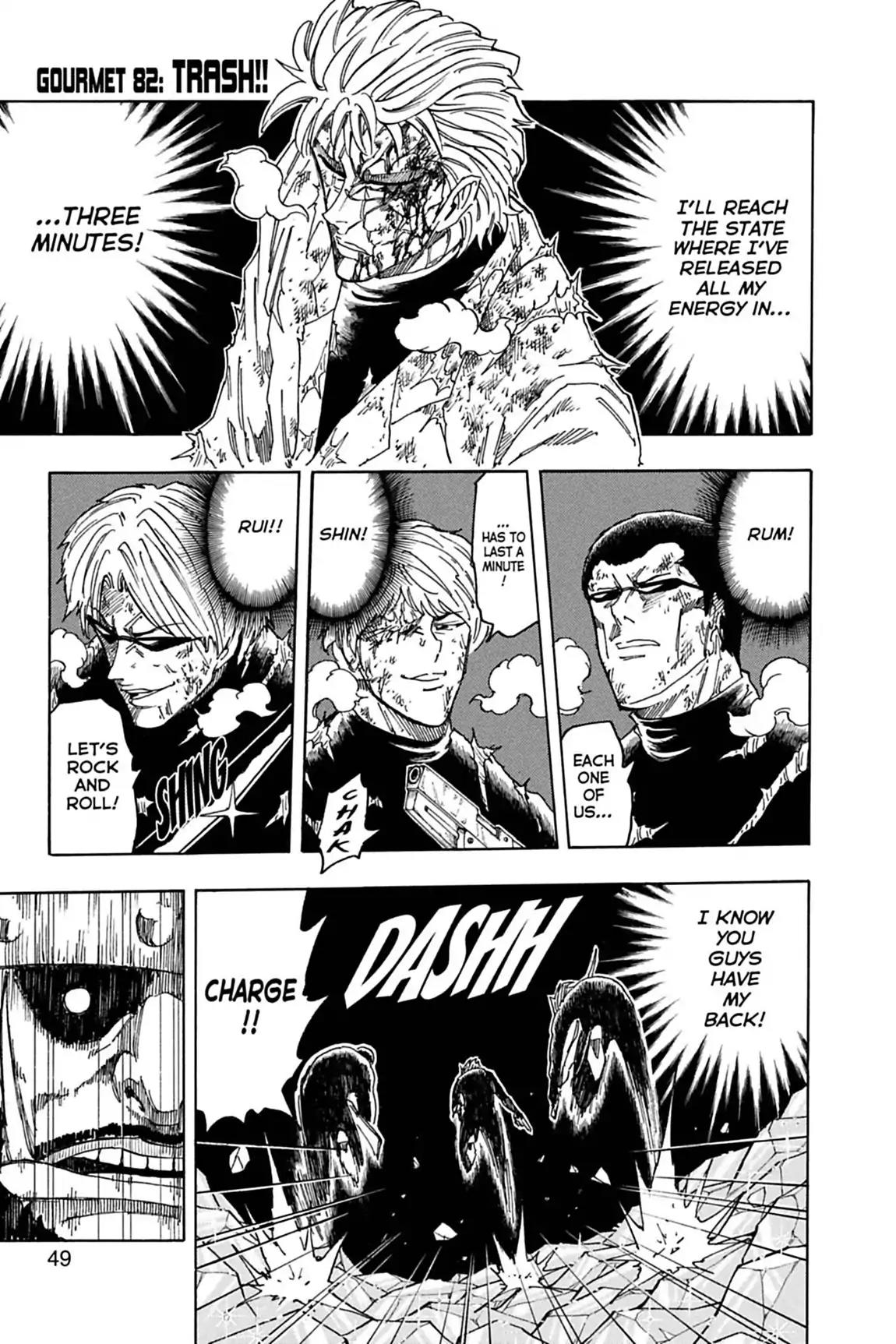 Toriko Chapter 82 page 1 - Chapter 82: Vol.10 Gourmet 82: Trash!!