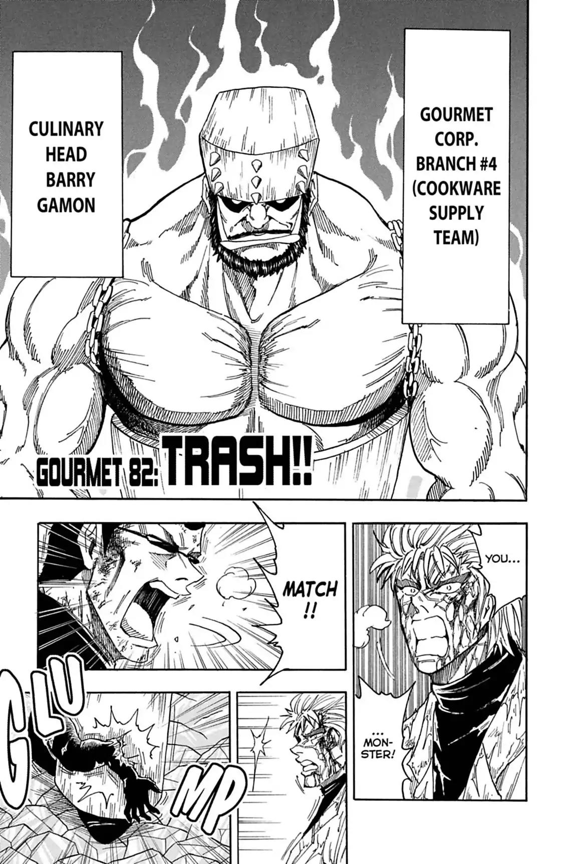 Toriko Chapter 82 page 3 - Chapter 82: Vol.10 Gourmet 82: Trash!!