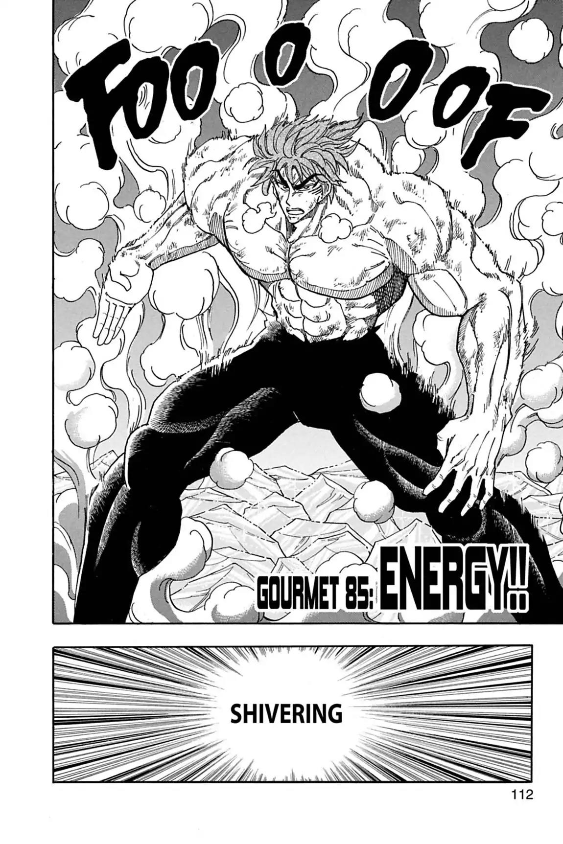 Toriko Chapter 85 page 2 - Chapter 85: Vol.10 Gourmet 85: Energy!!