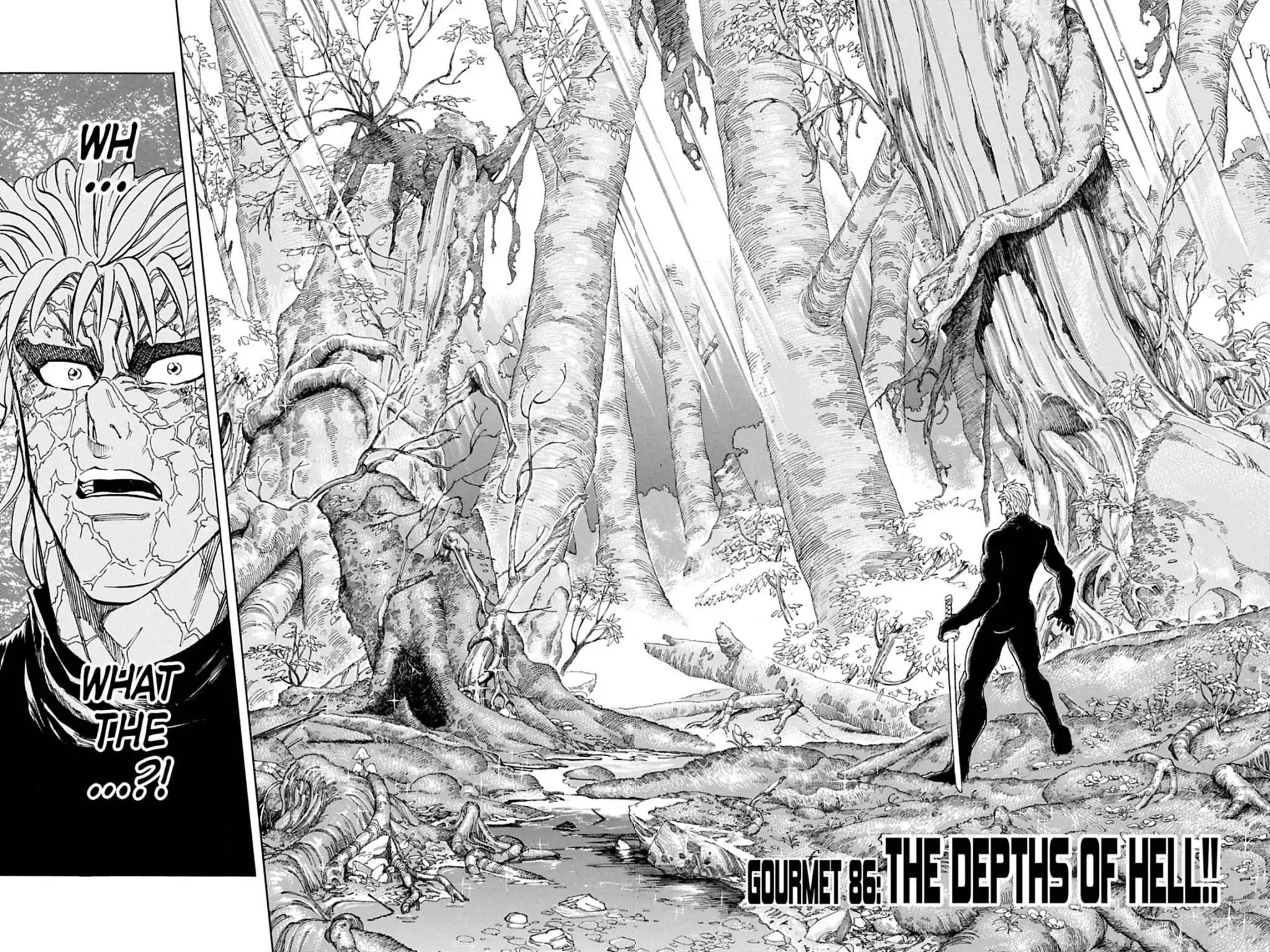 Toriko Chapter 86 page 2 - Chapter 86: Vol.10 Gourmet 86: The Depths of Hell!!