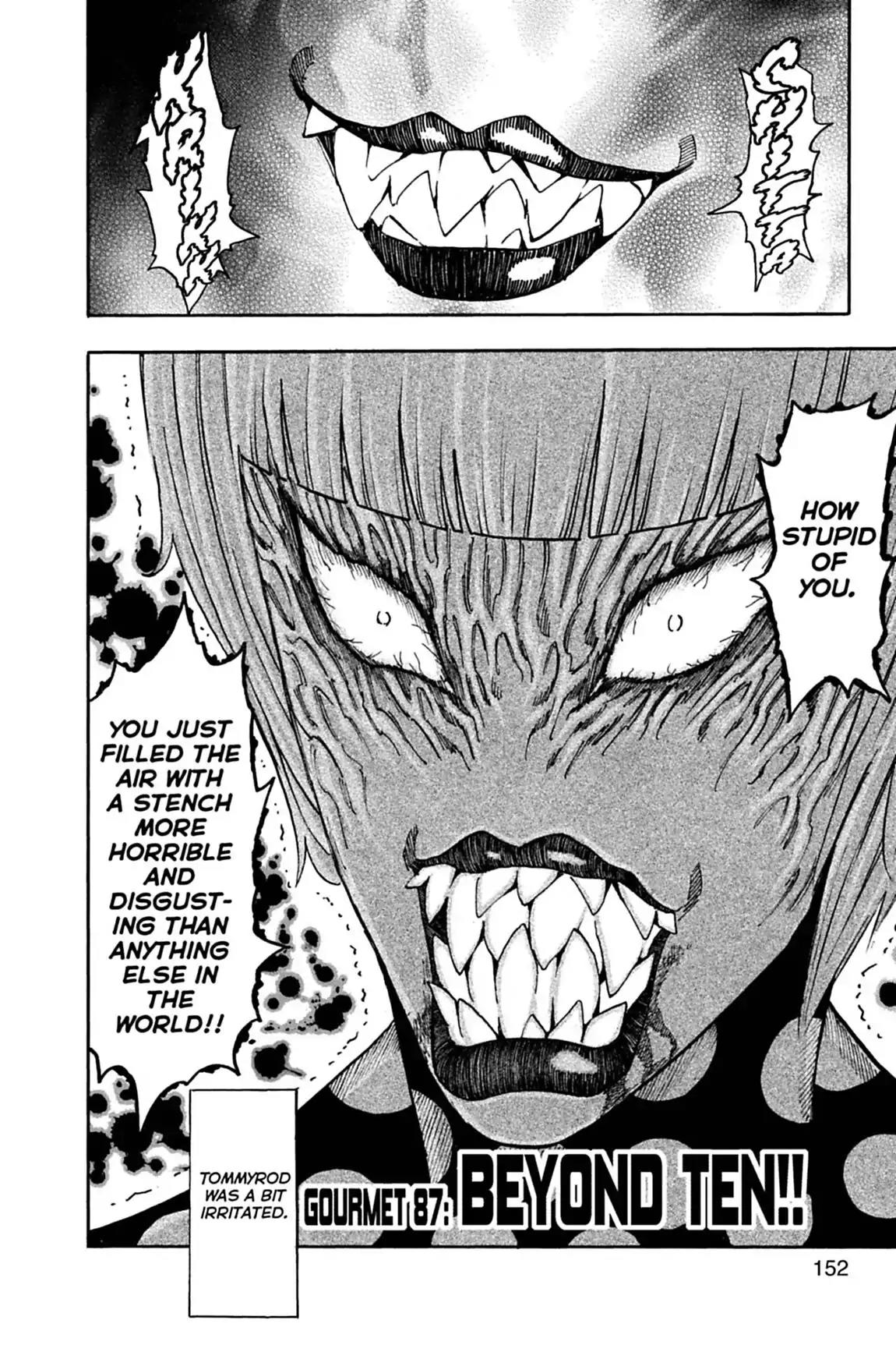 Toriko Chapter 87 page 2 - Chapter 87: Vol.10 Gourmet 87: Beyond Ten!!