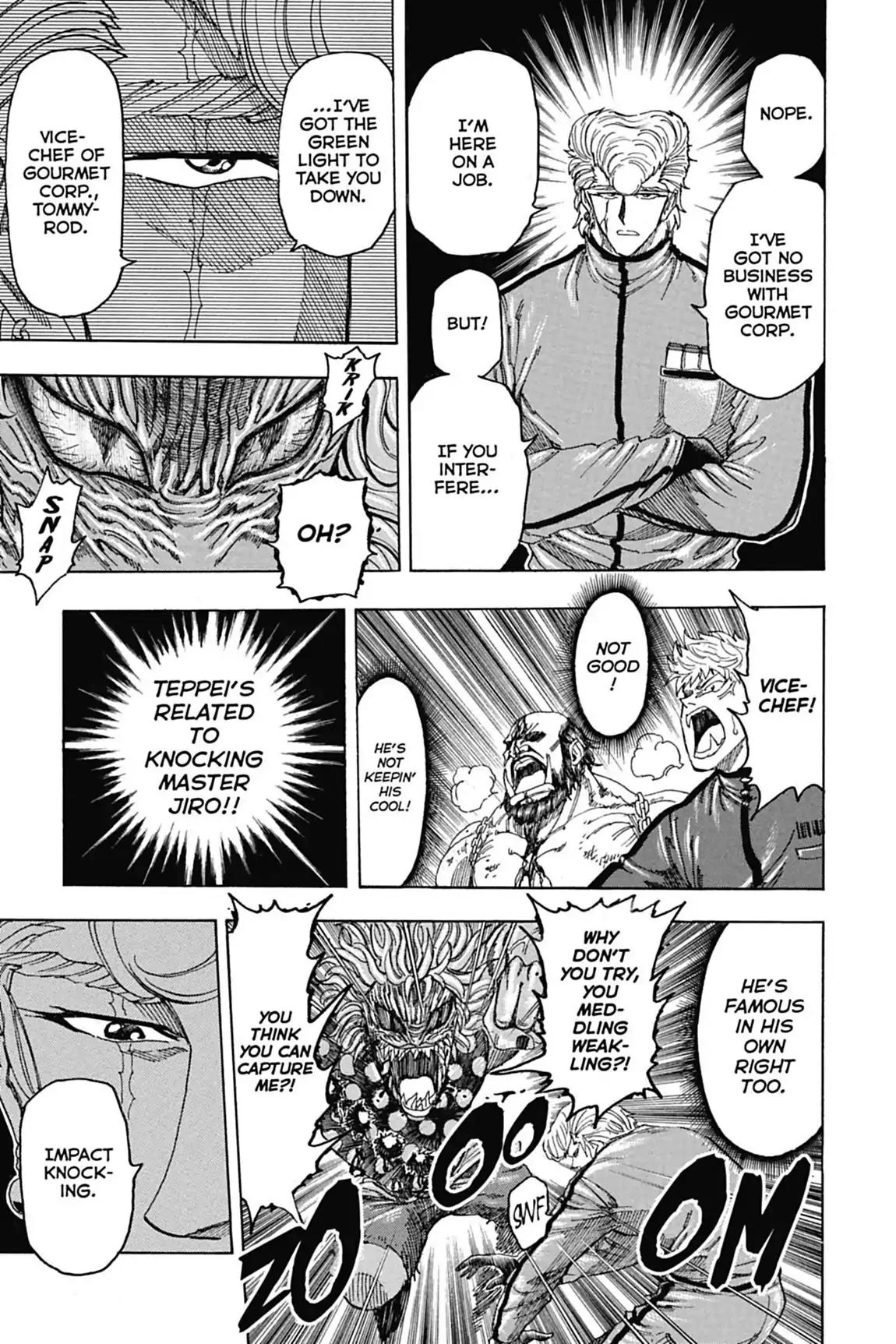 Toriko Chapter 89 page 11 - Chapter 89: Vol.11 Gourmet 89: Teppei the Reviver!!