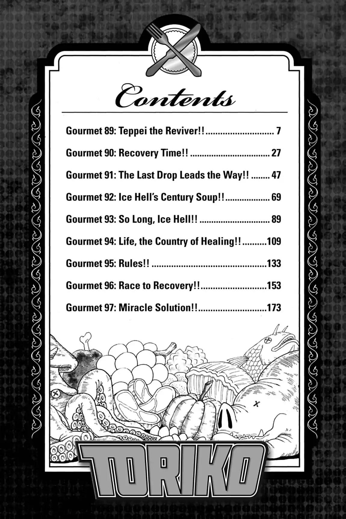 Toriko Chapter 89 page 6 - Chapter 89: Vol.11 Gourmet 89: Teppei the Reviver!!