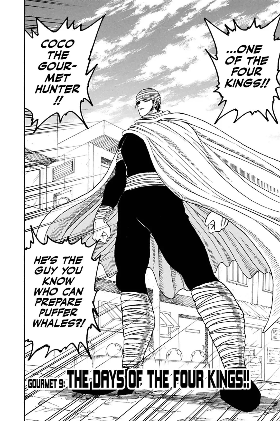 Toriko Chapter 9 page 2 - Chapter 9: Vol.2 Gourmet 9: The Days of the Four Kings!!