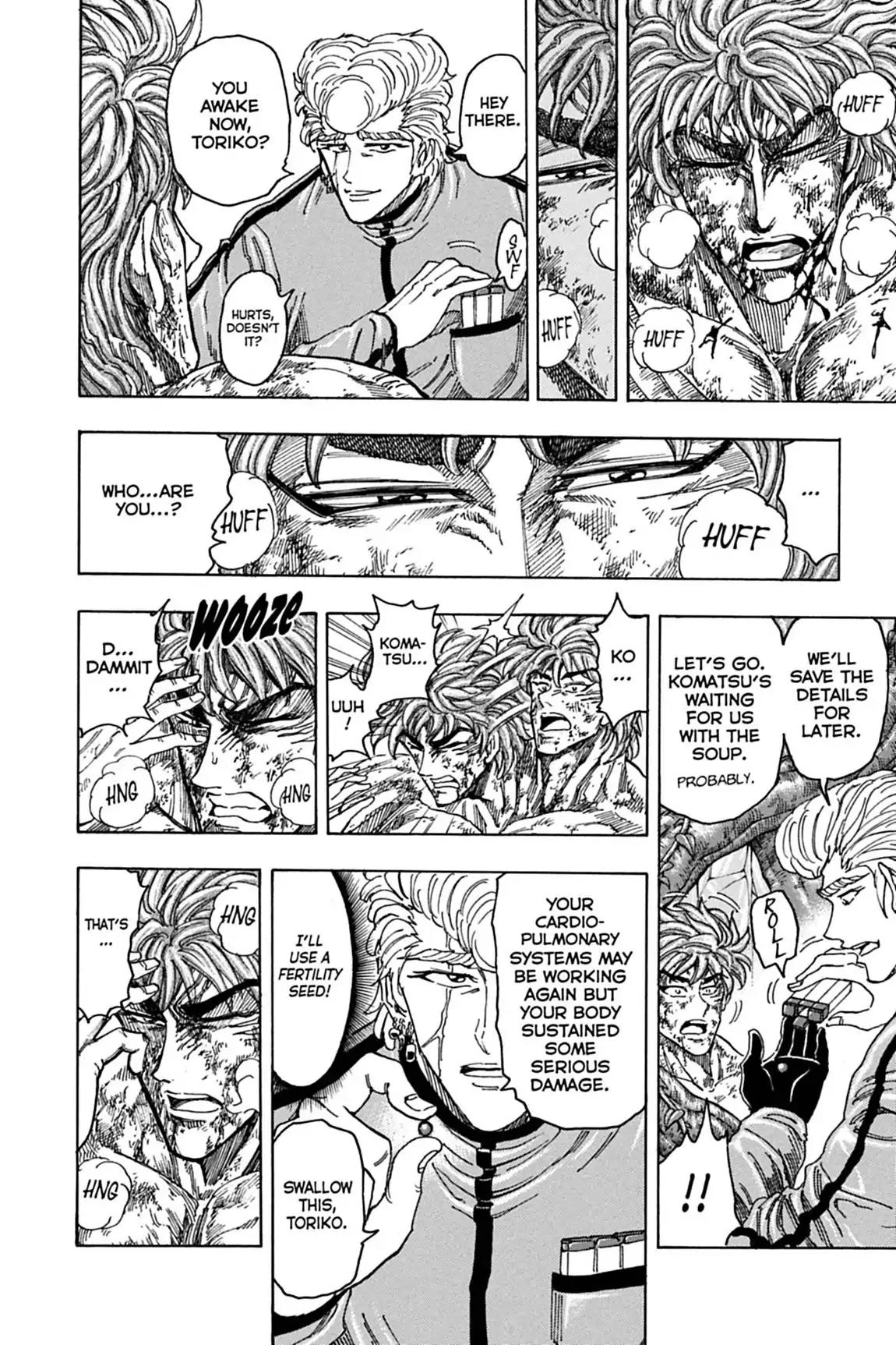 Toriko Chapter 90 page 11 - Chapter 90: Vol.11 Gourmet 90: Recovery Time!!