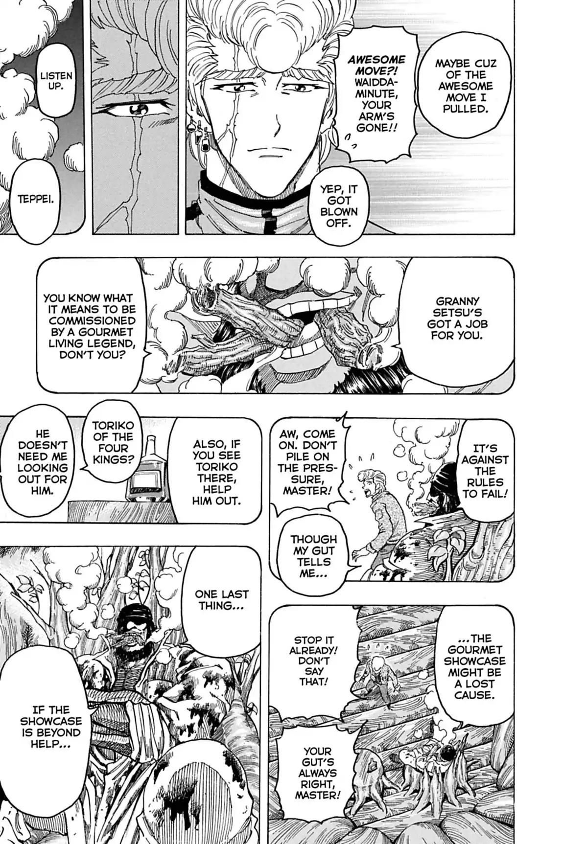 Toriko Chapter 91 page 7 - Chapter 91: Vol.11 Gourmet 91: The Last Drop Leads the Way!!