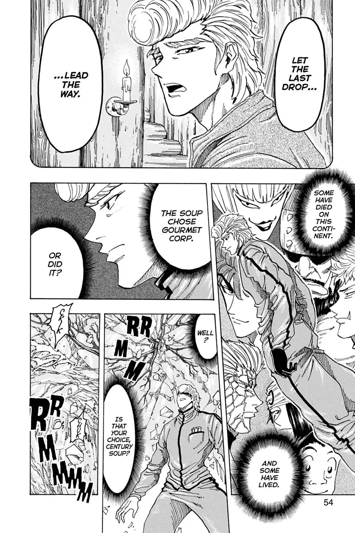 Toriko Chapter 91 page 8 - Chapter 91: Vol.11 Gourmet 91: The Last Drop Leads the Way!!